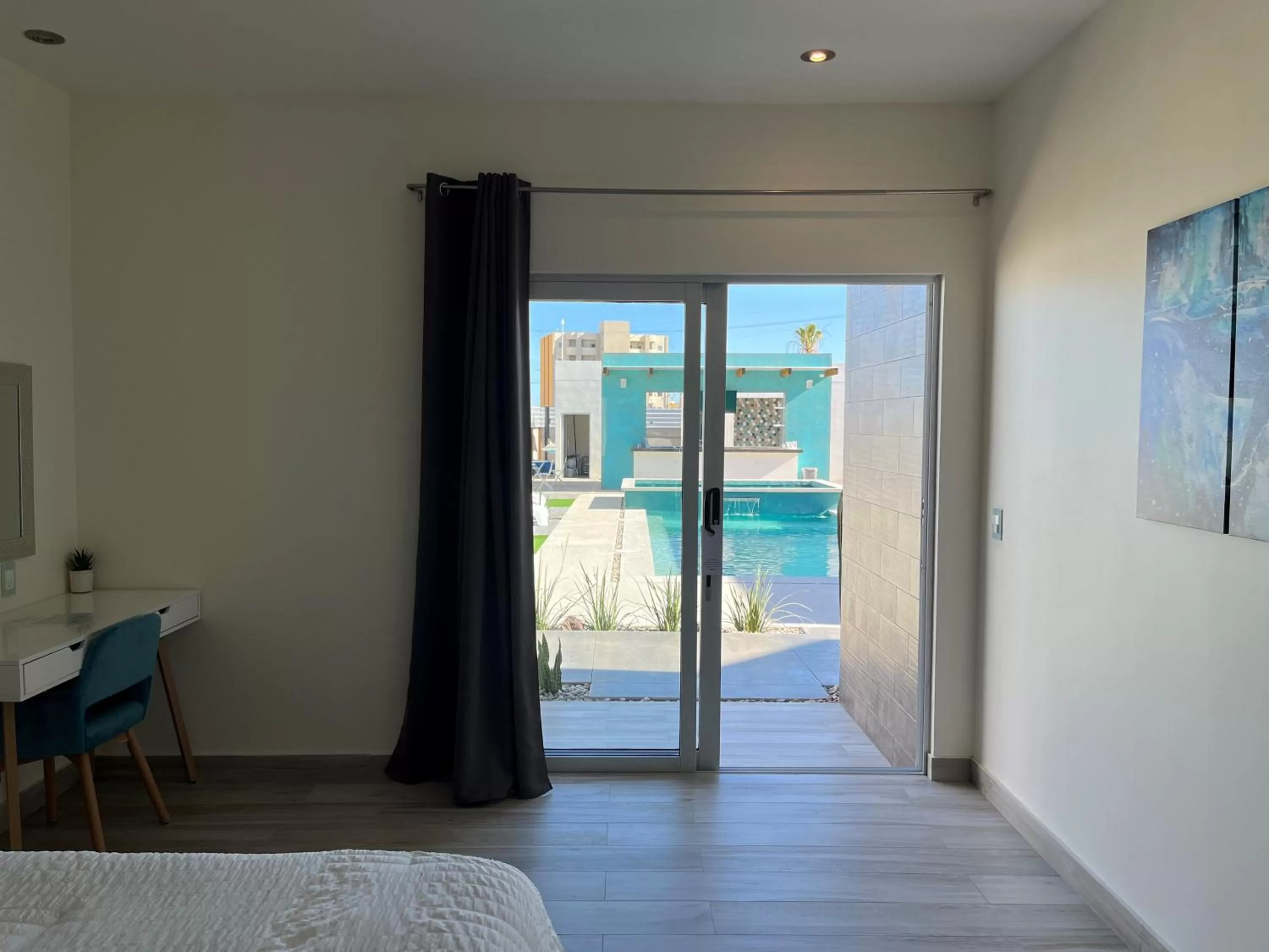 Balcony/Terrace, Bed in The Cove Boutique Hotel Adults Only