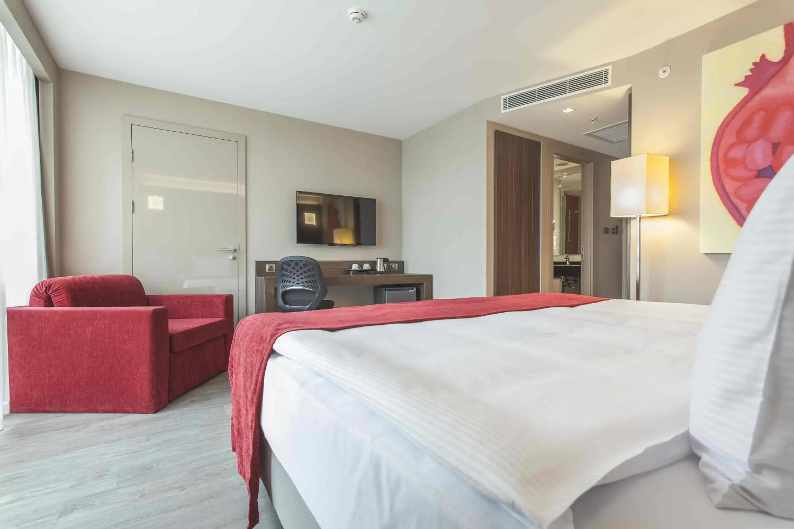 Bedroom, Bed in Ramada Encore by Wyndham Izmir