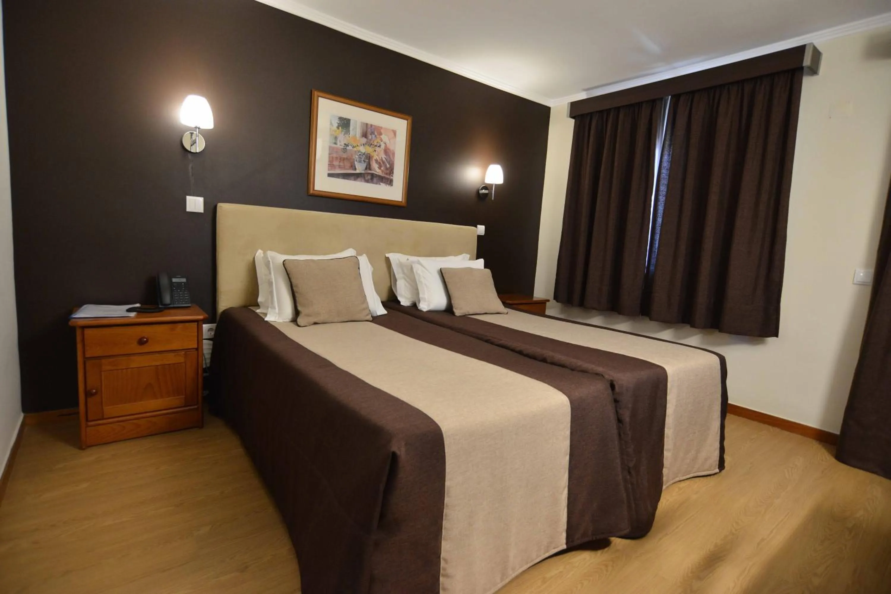 Bed in Hotel Salgueiro