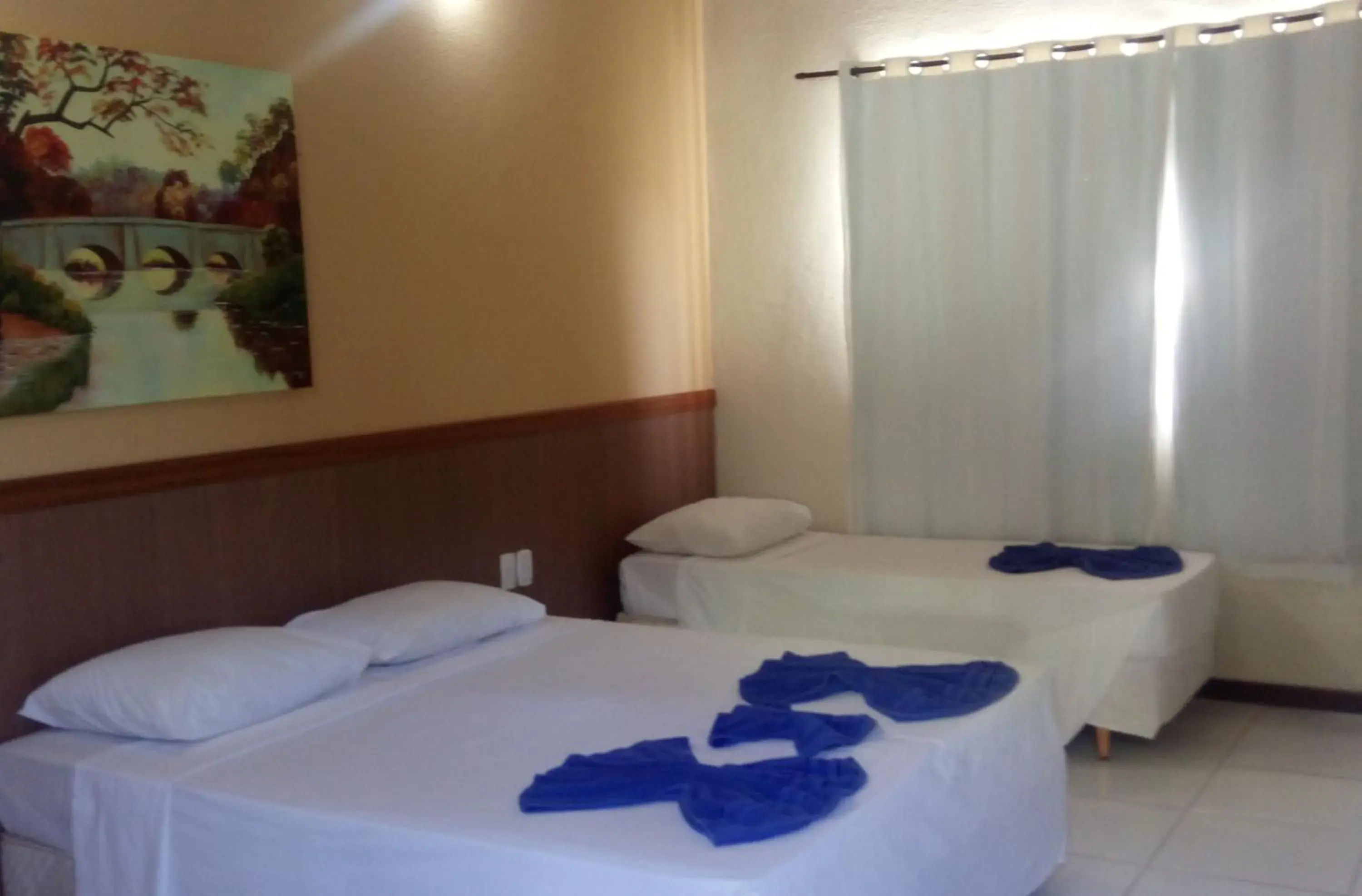Bed in Duas Praias Hotel Pousada