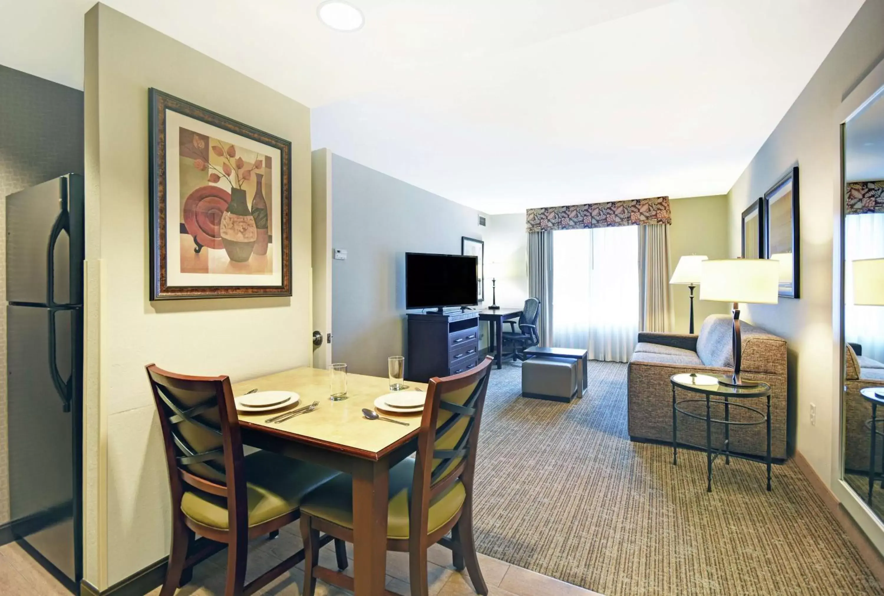 Bedroom in Homewood Suites by Hilton Denver International Airport