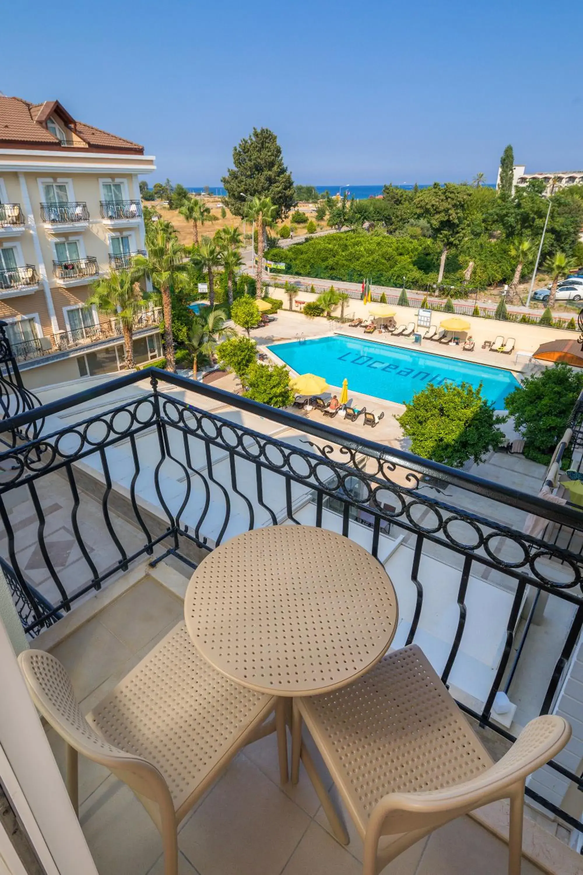 Balcony/Terrace, Pool View in L'Oceanica Beach Resort