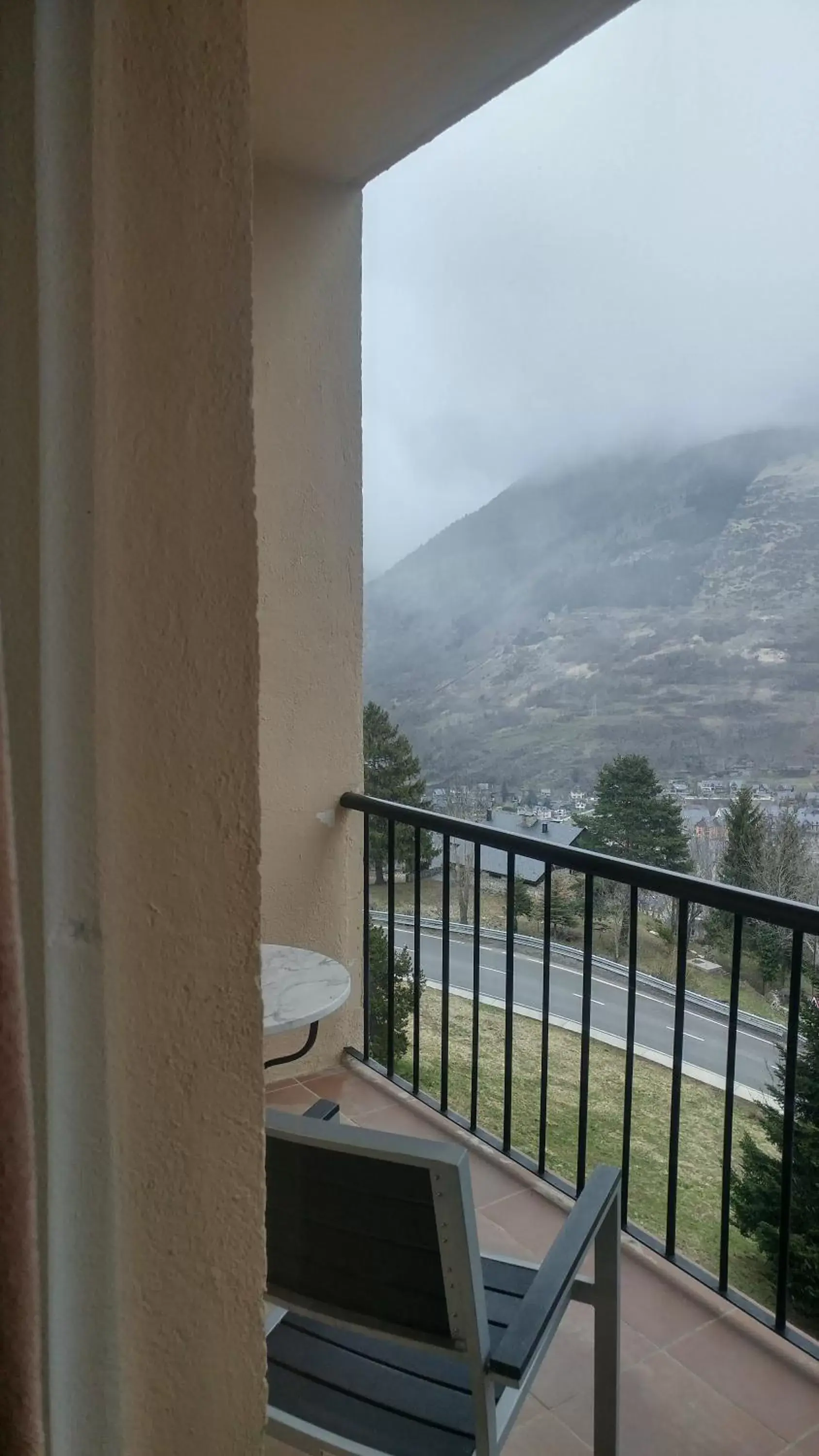 Balcony/Terrace, Mountain View in Parador de Vielha