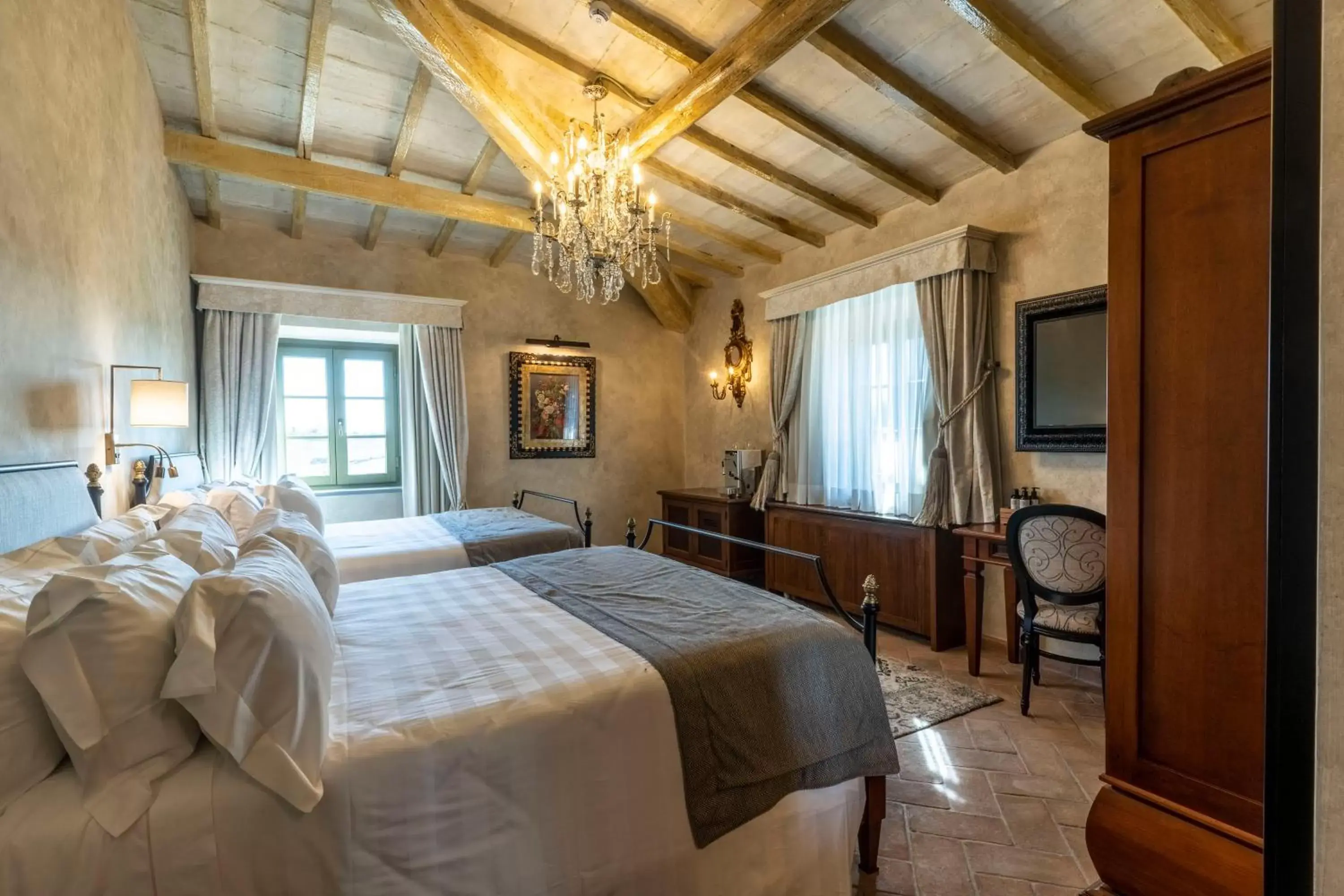 Bed in Villa Petriolo