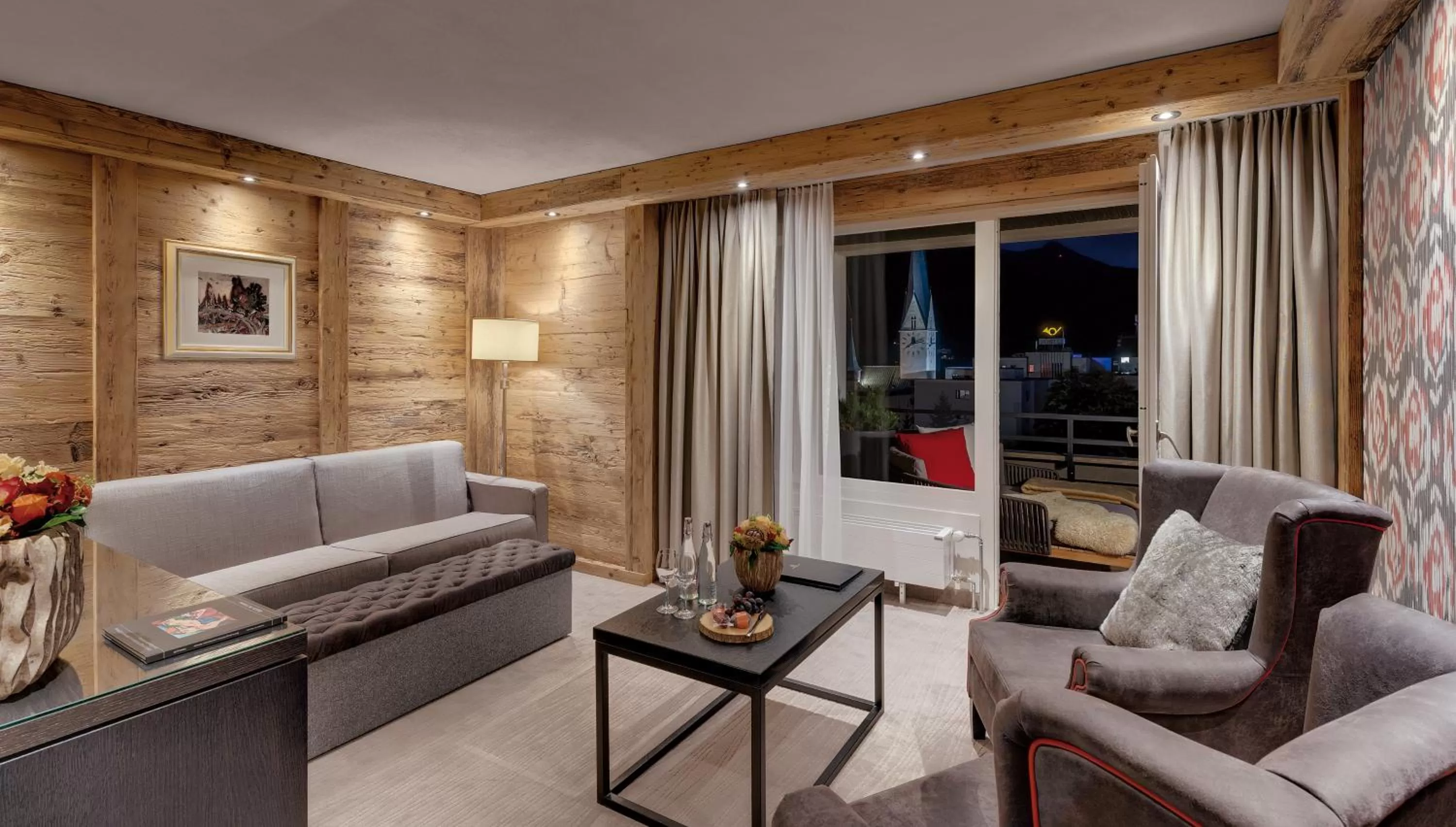 Living room in Morosani Schweizerhof