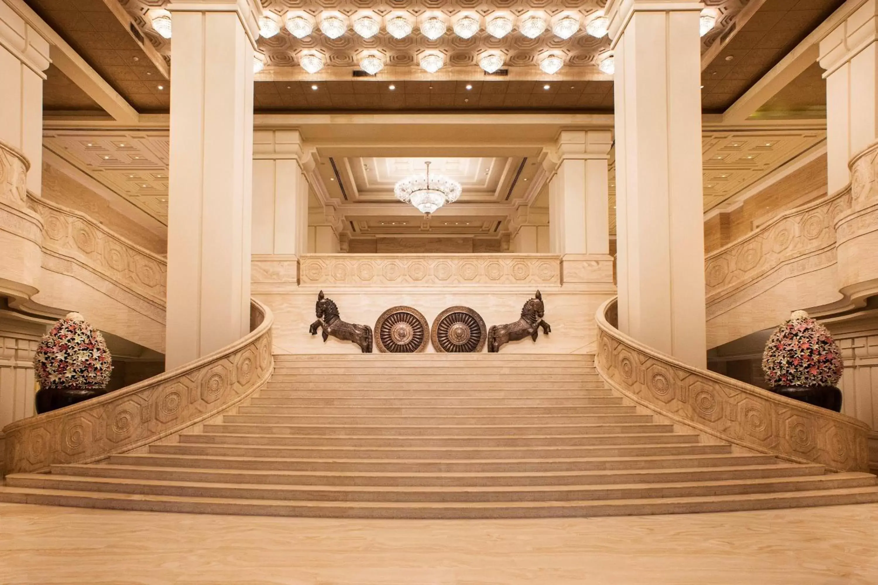 Lobby or reception in ITC Grand Chola, a Luxury Collection Hotel, Chennai