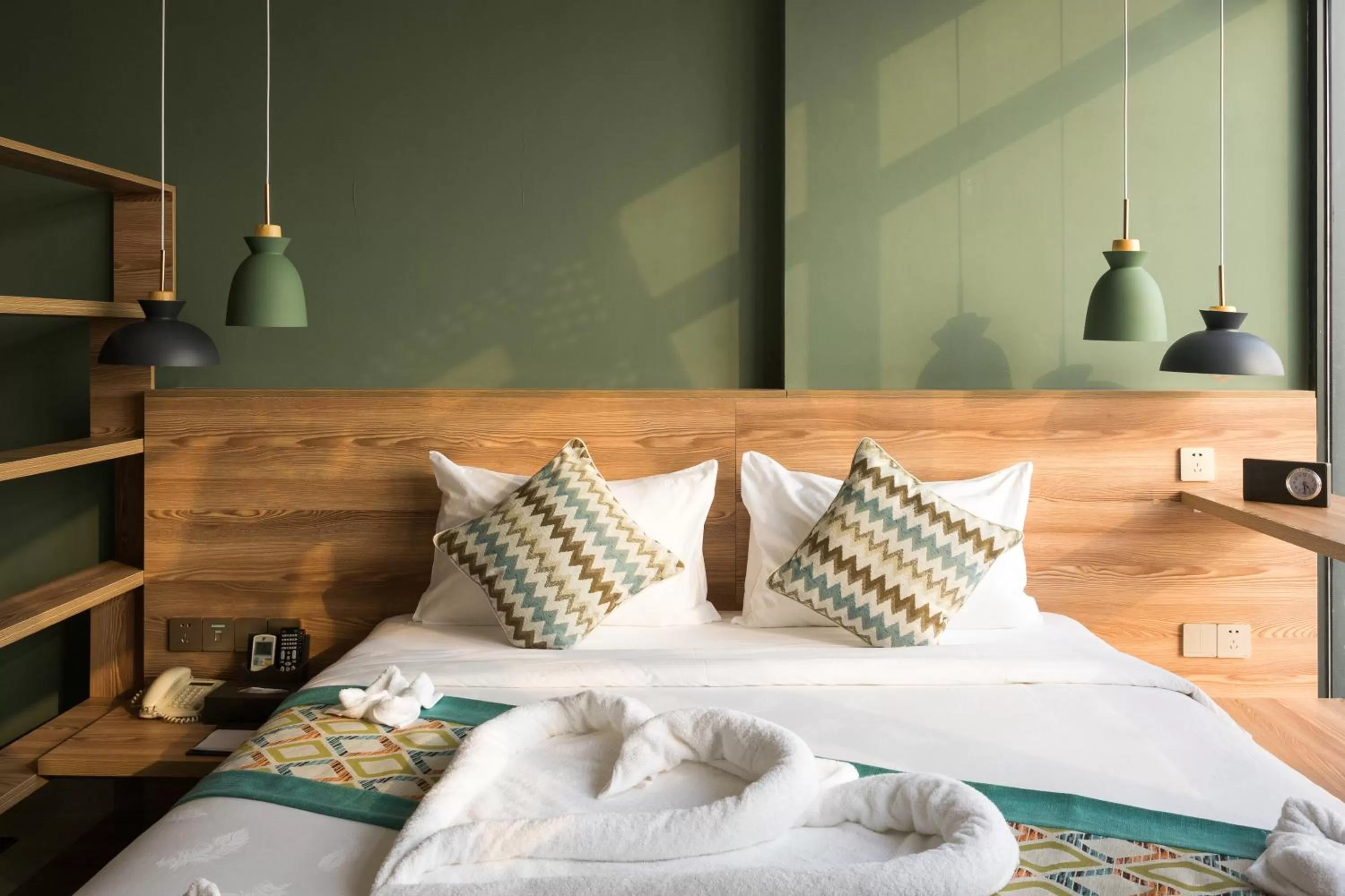 Bed in The Snowbell Hotel