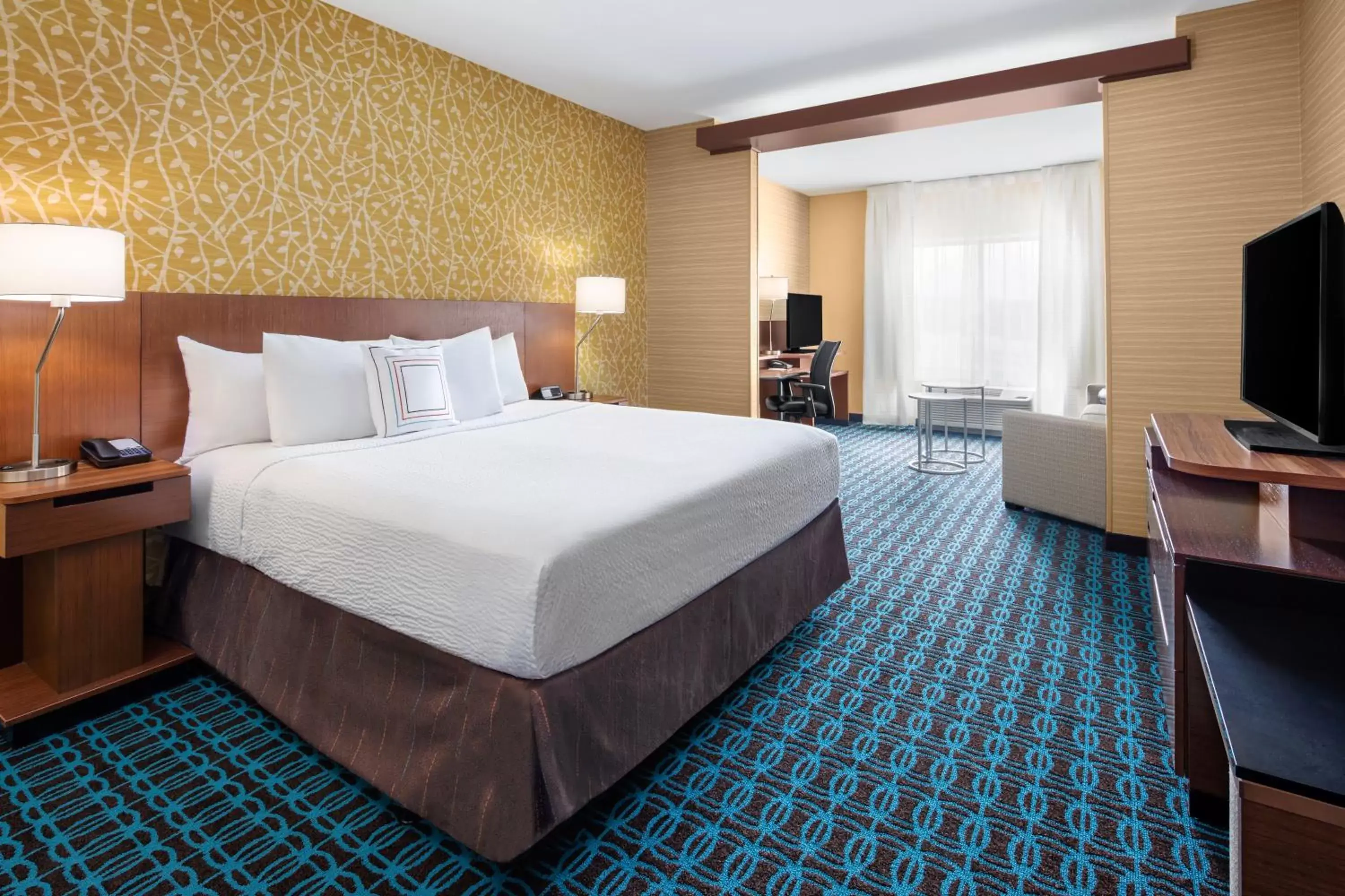 Bedroom, Bed in Fairfield Inn & Suites by Marriott Poplar Bluff