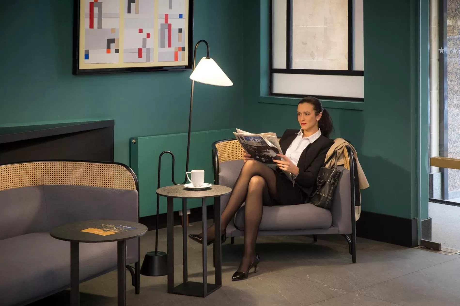 Library in HANNONG Hotel & Wine Bar