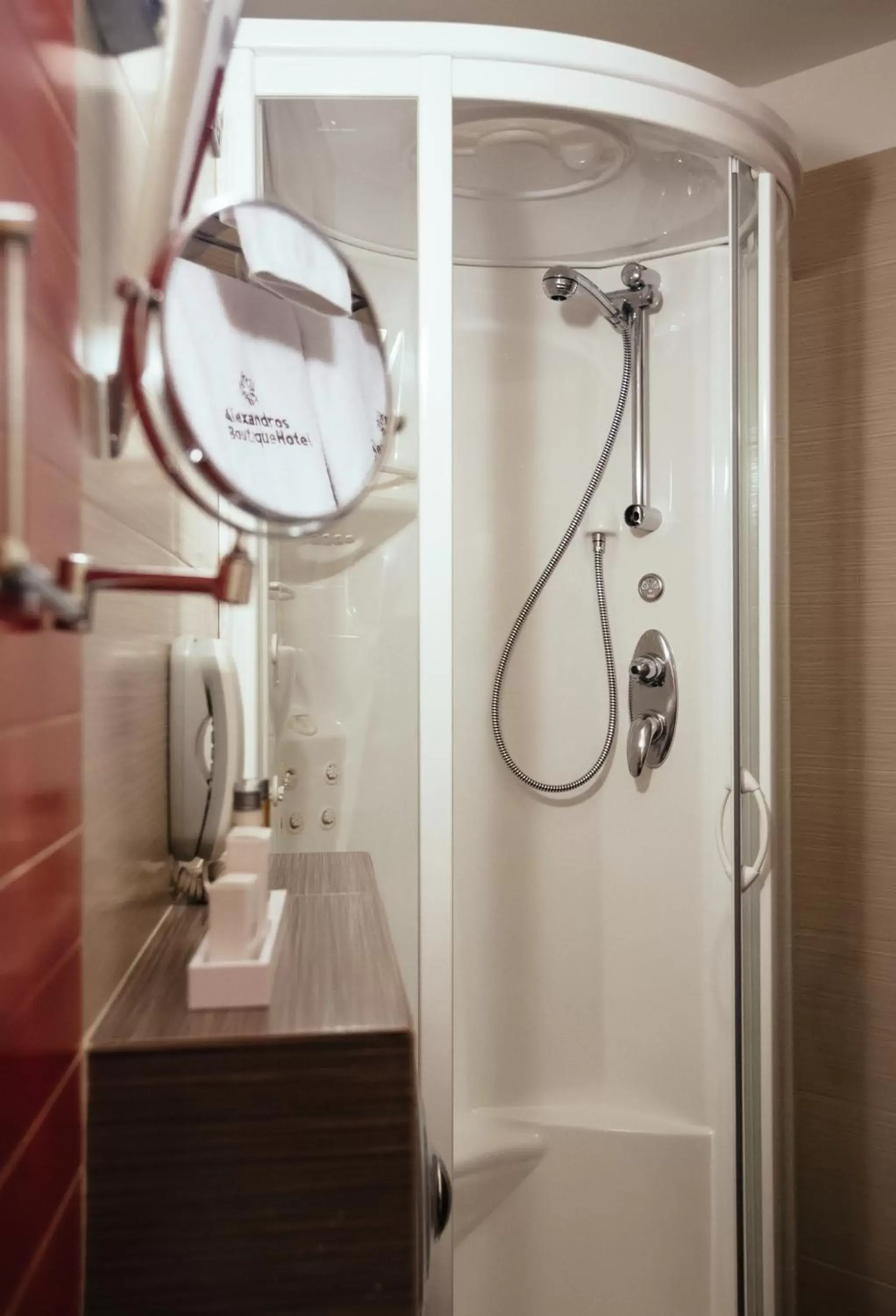 Shower, Bathroom in Alexandros Boutique Hotel