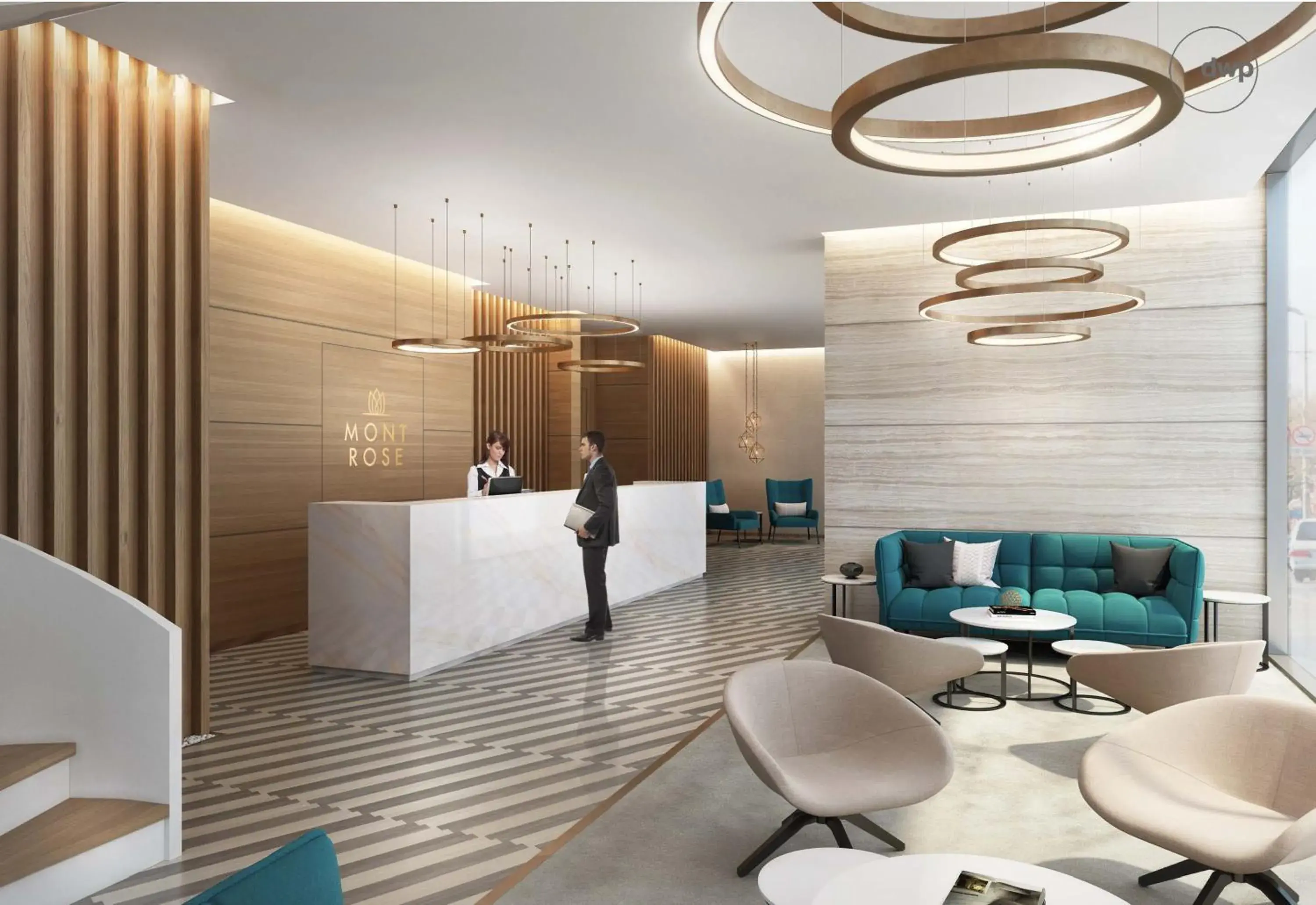 Lobby or reception in Millennium Executive Apartments Mont Rose Lobby or reception in Millennium Executive Apartments Mont Rose