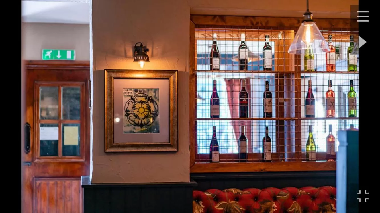 Decorative detail in The Black Swan Hotel