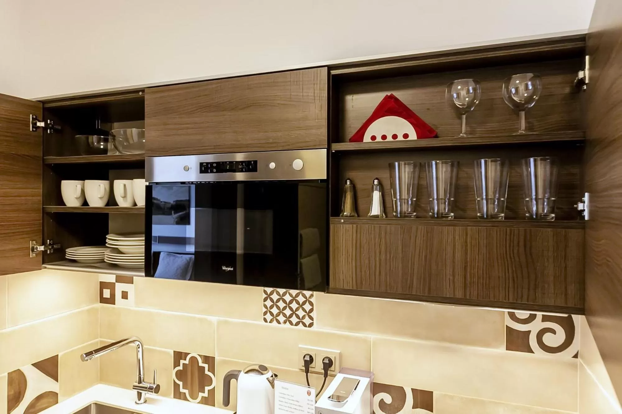 Kitchen or kitchenette in VINOHRADSKY DUM Residence