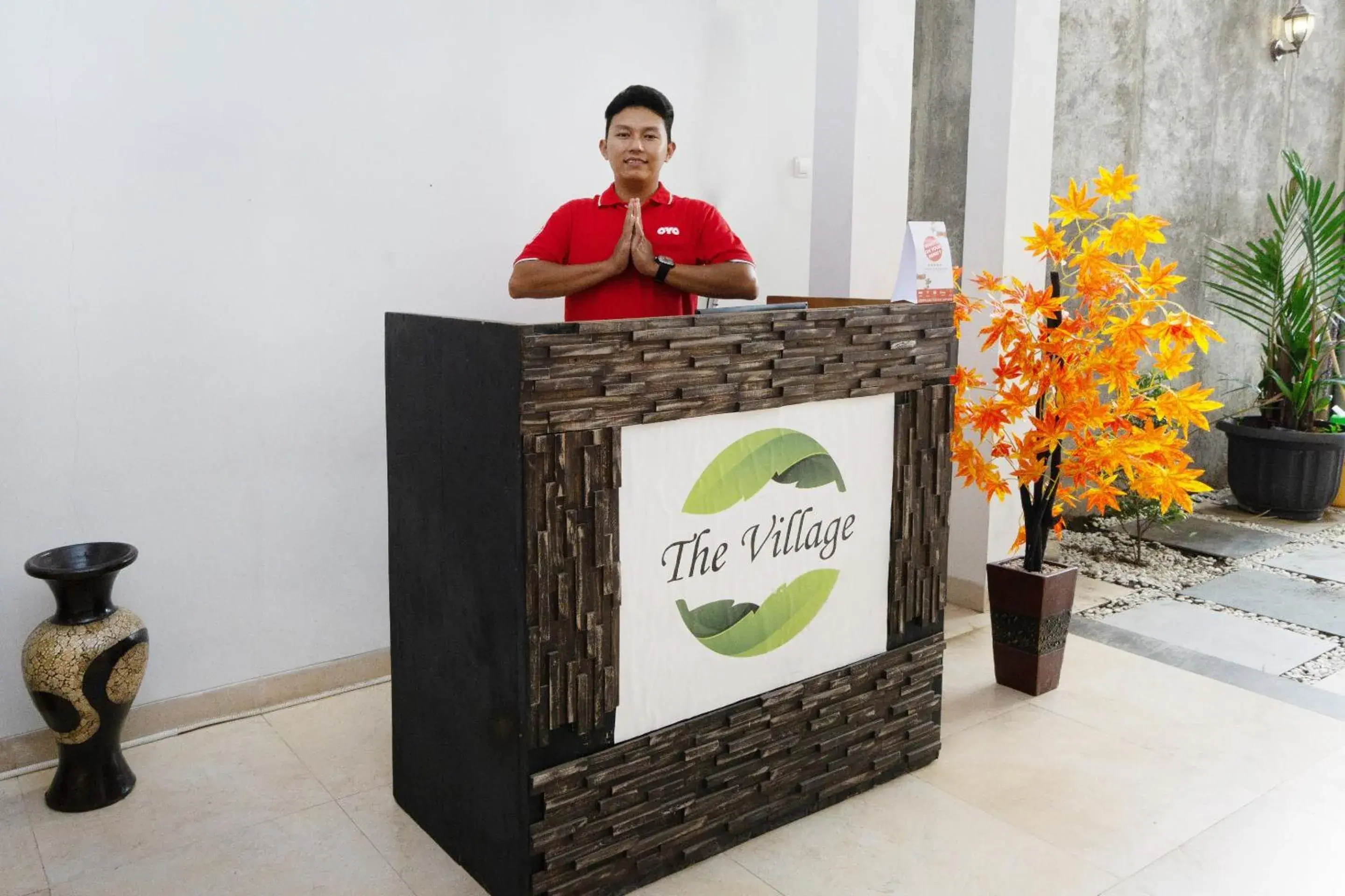 Lobby or reception in OYO 1846 The Ecovillage