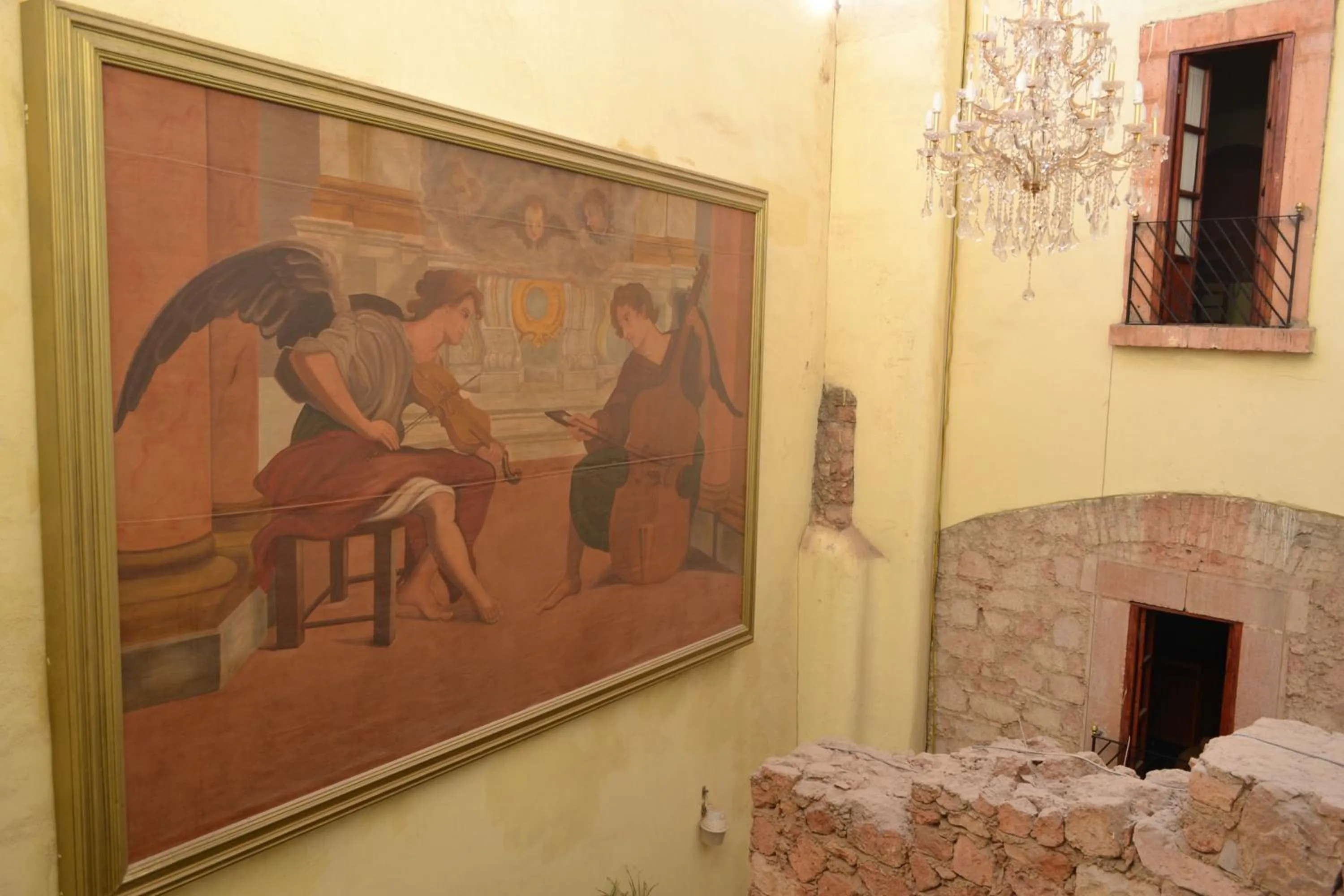 Decorative detail in Hotel Casa Santa Lucia