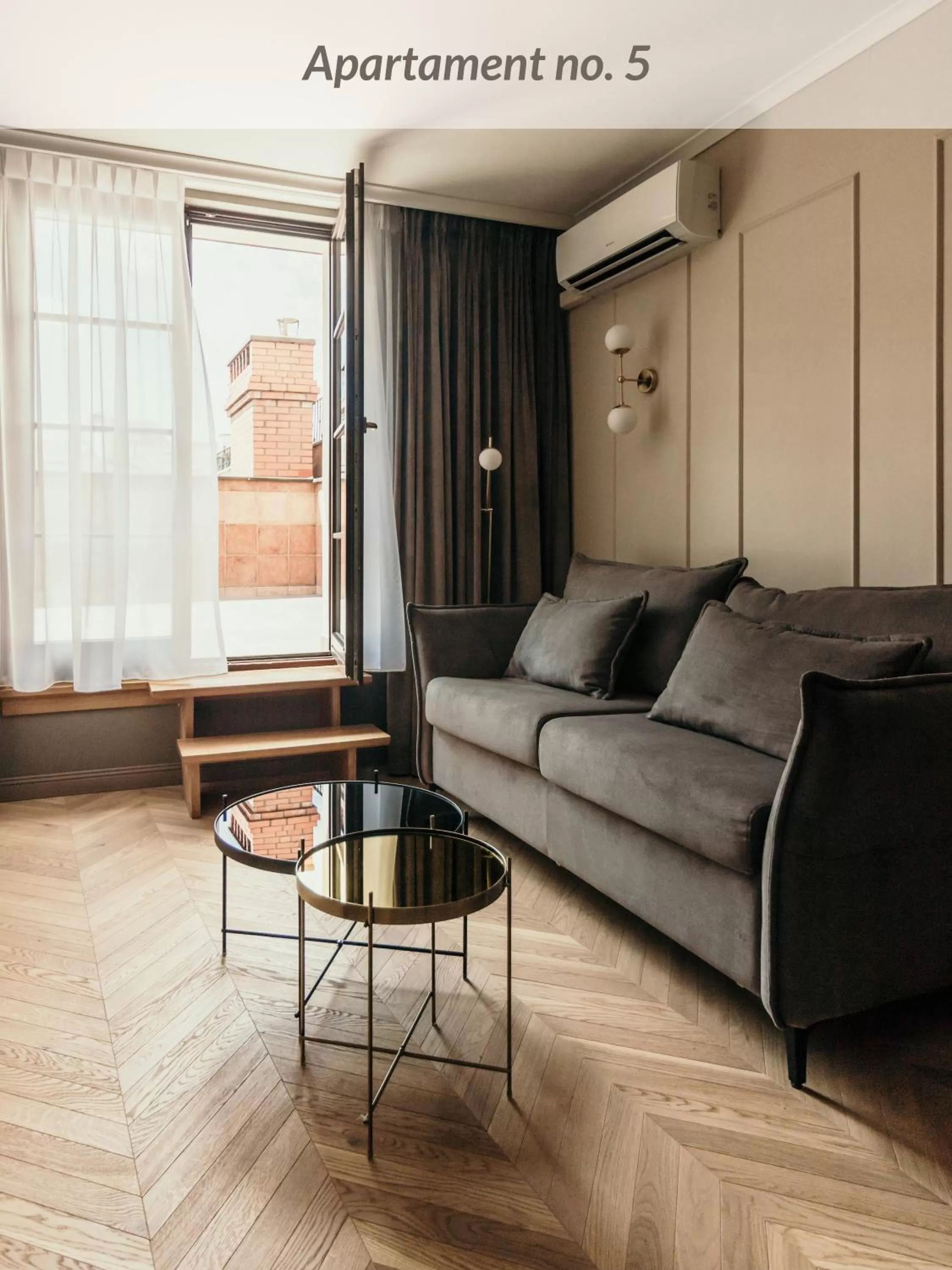 Seating area in Apartamenty Małe Garbary