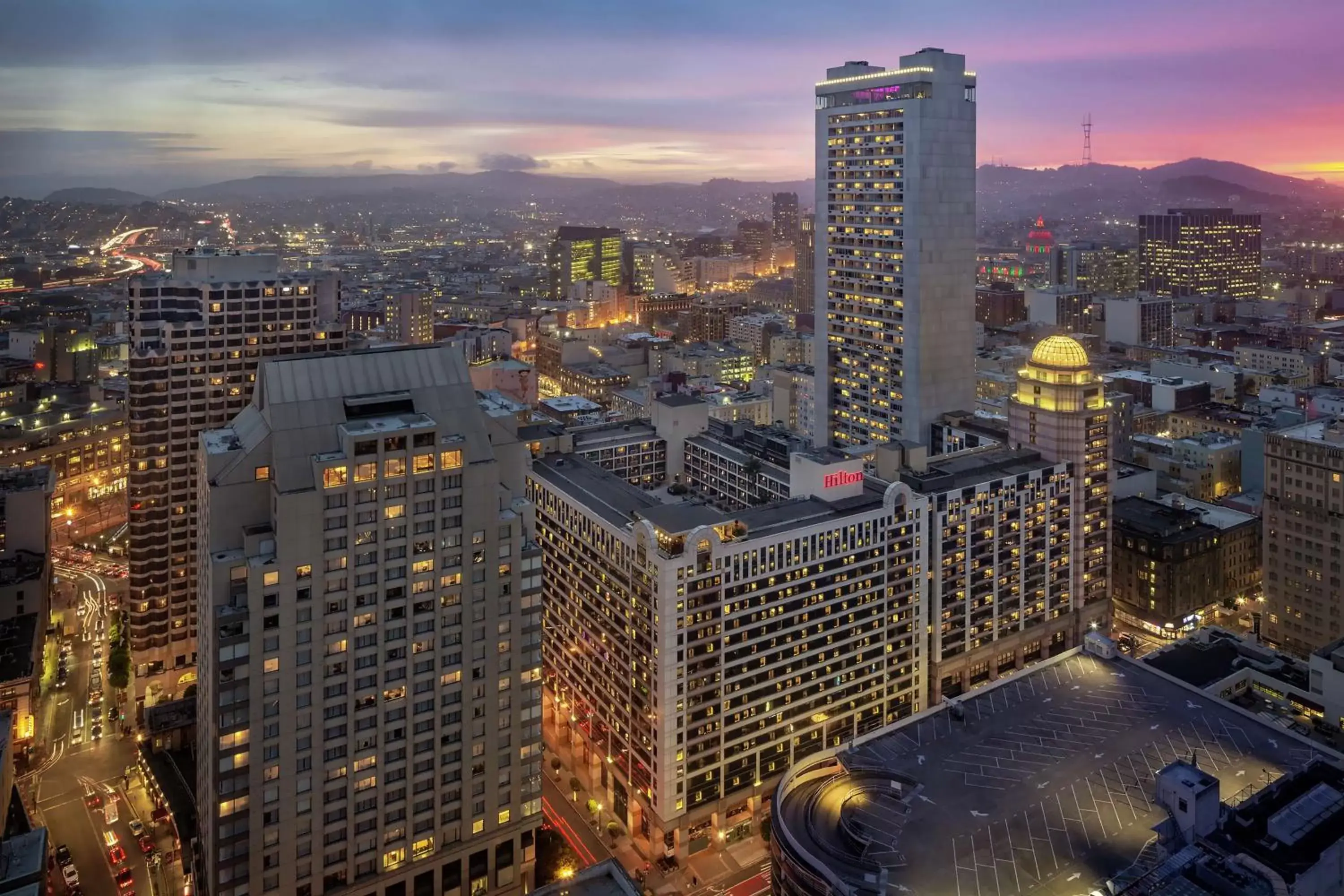 Property building, Bird's-eye View in Hilton San Francisco Union Square