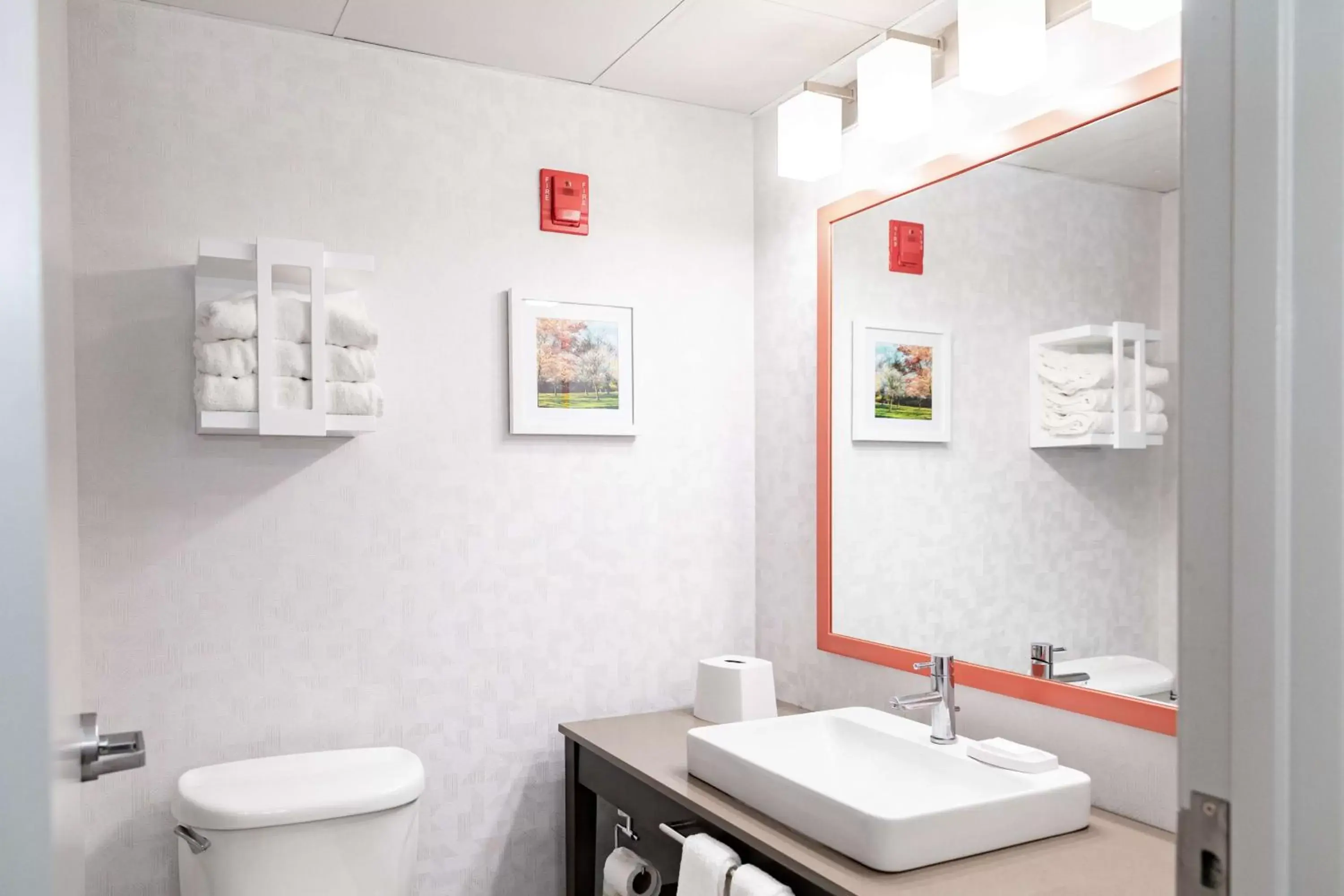 Bathroom in Hampton Inn & Suites By Hilton- Newark Airport Elizabeth
