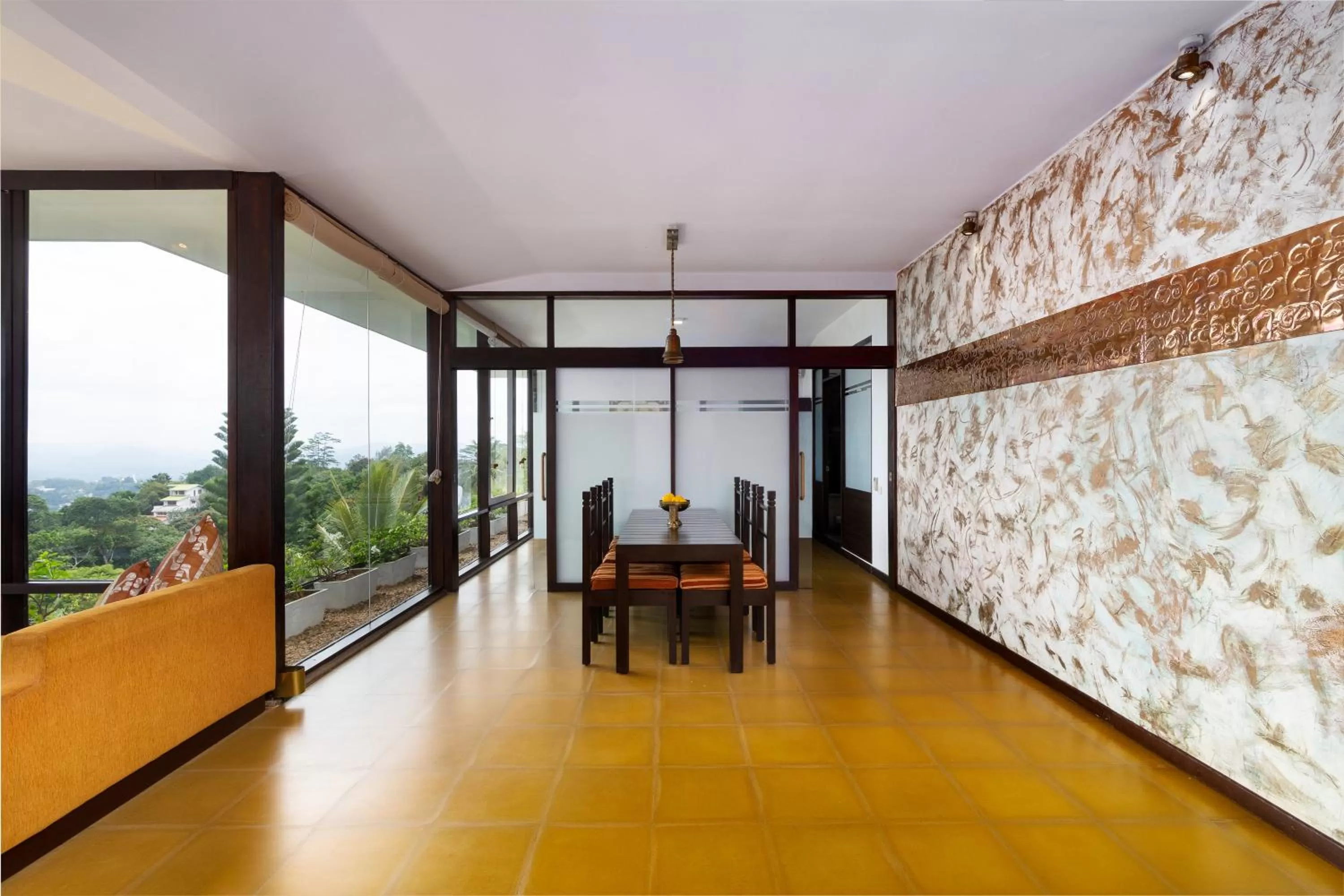 Dining area in The Theva Residency