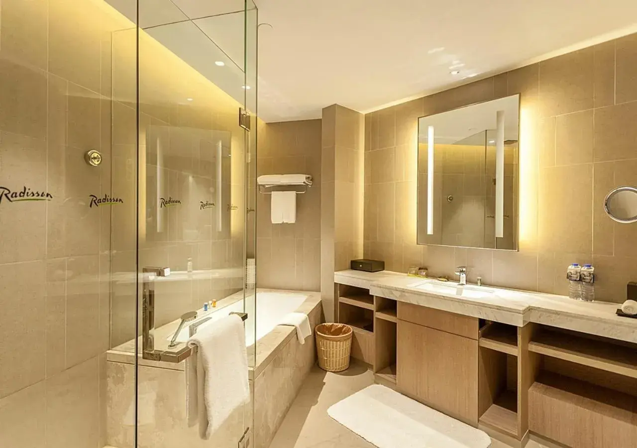 Toilet, Bathroom in Radisson Exhibition Center Shanghai