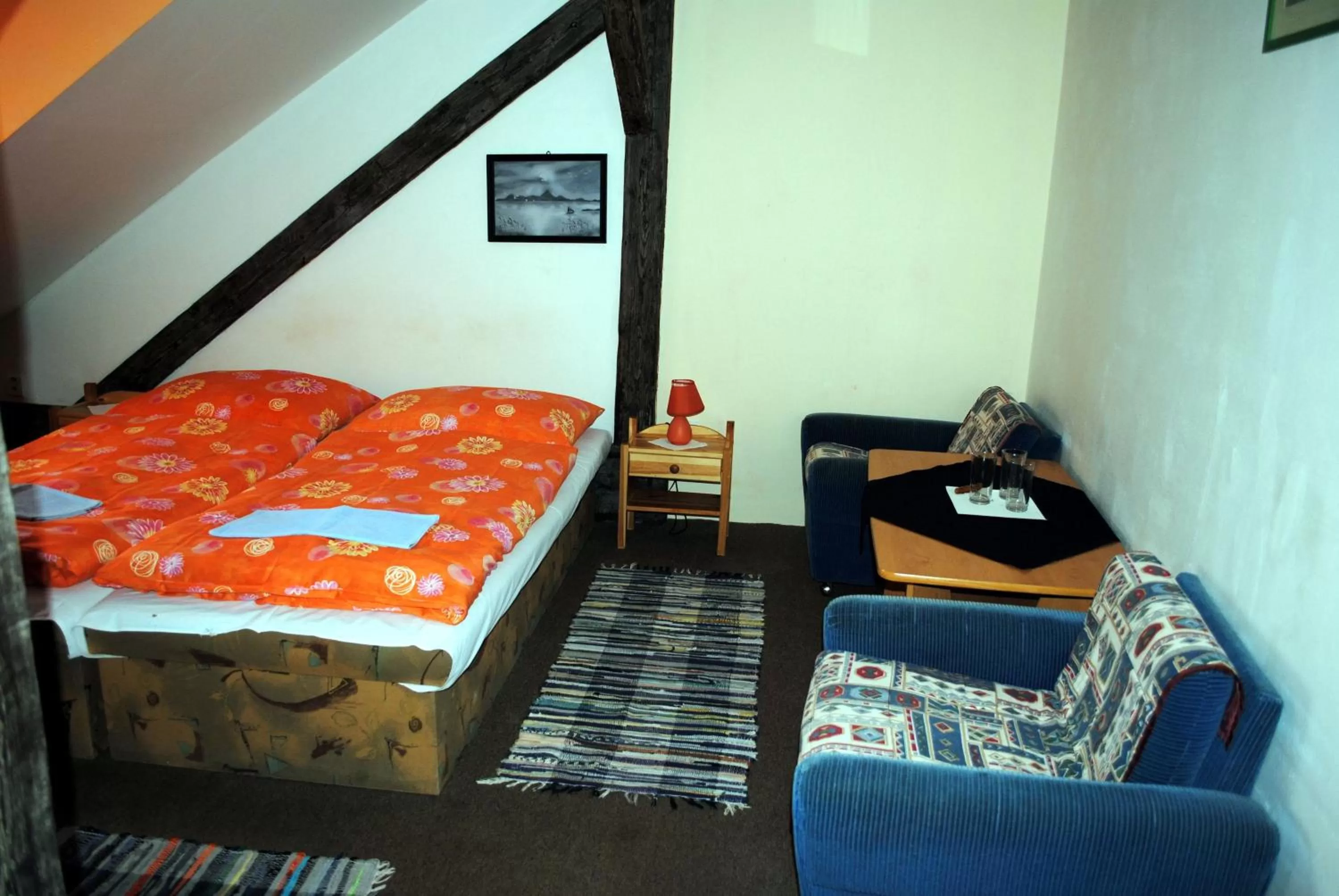 Photo of the whole room, Bed in Penzión Slávia