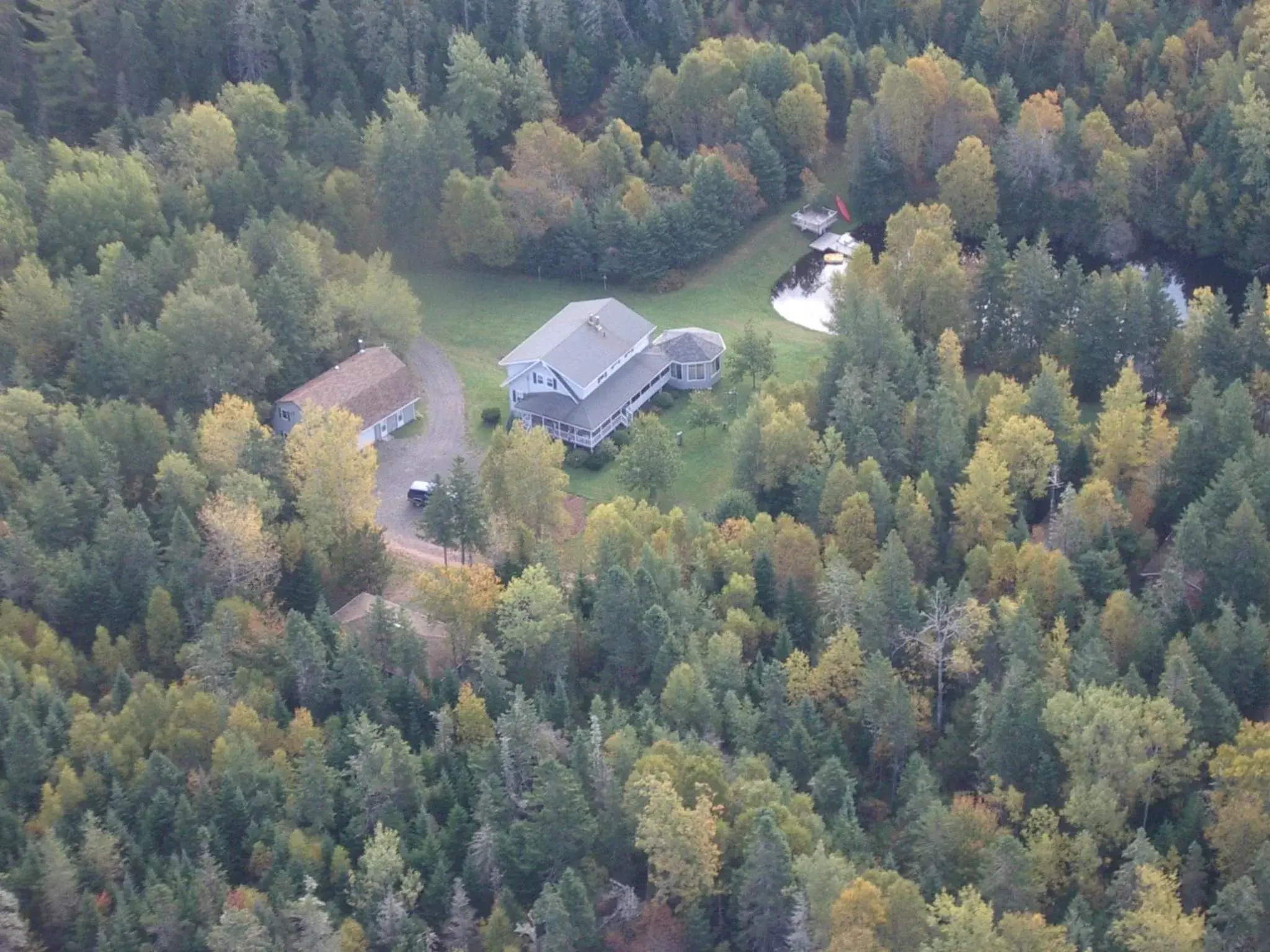 Bird's eye view, Bird's-eye View in Forest & Lake PEI Bed & Breakfast