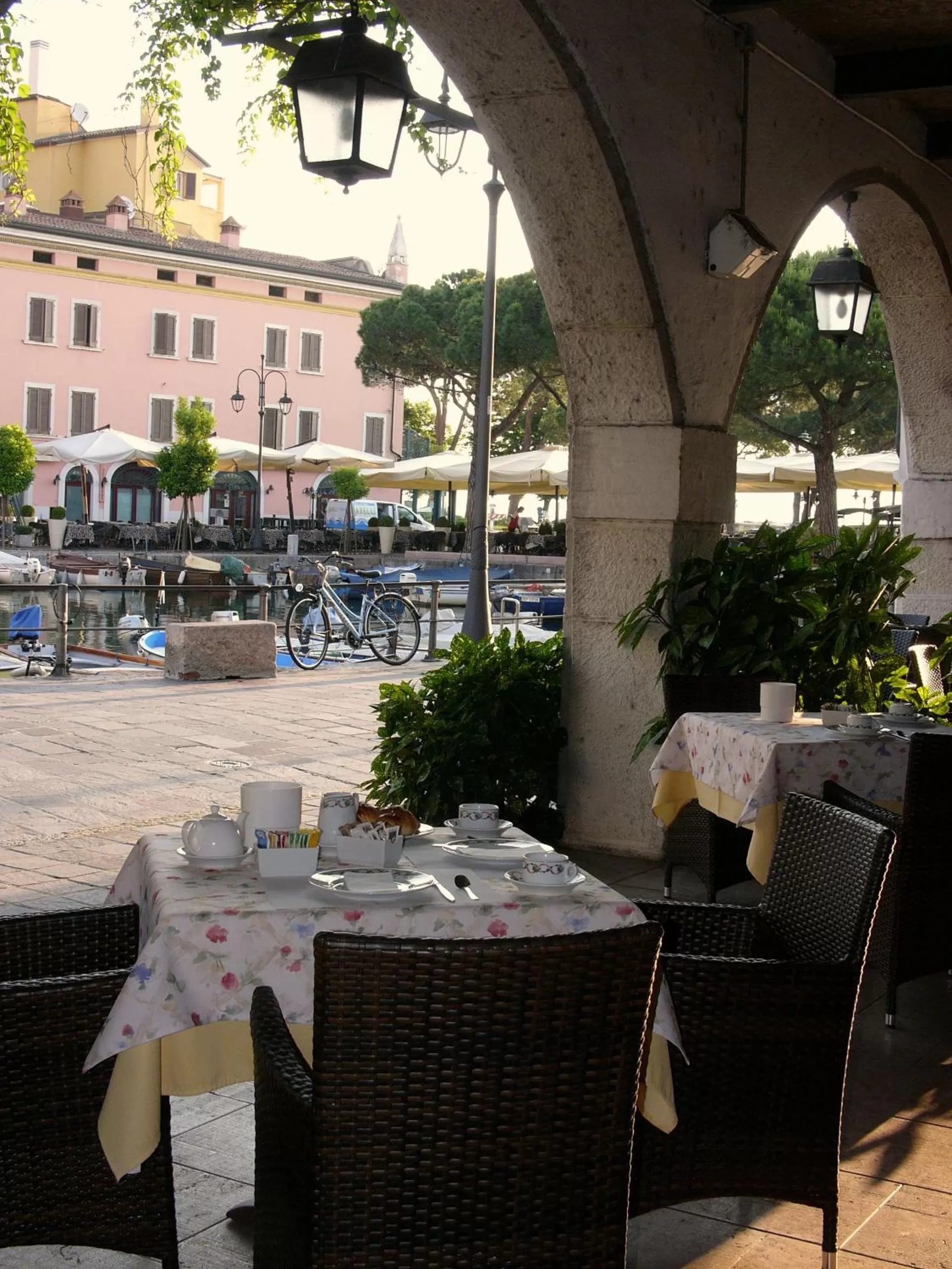 Patio in Hotel Piroscafo