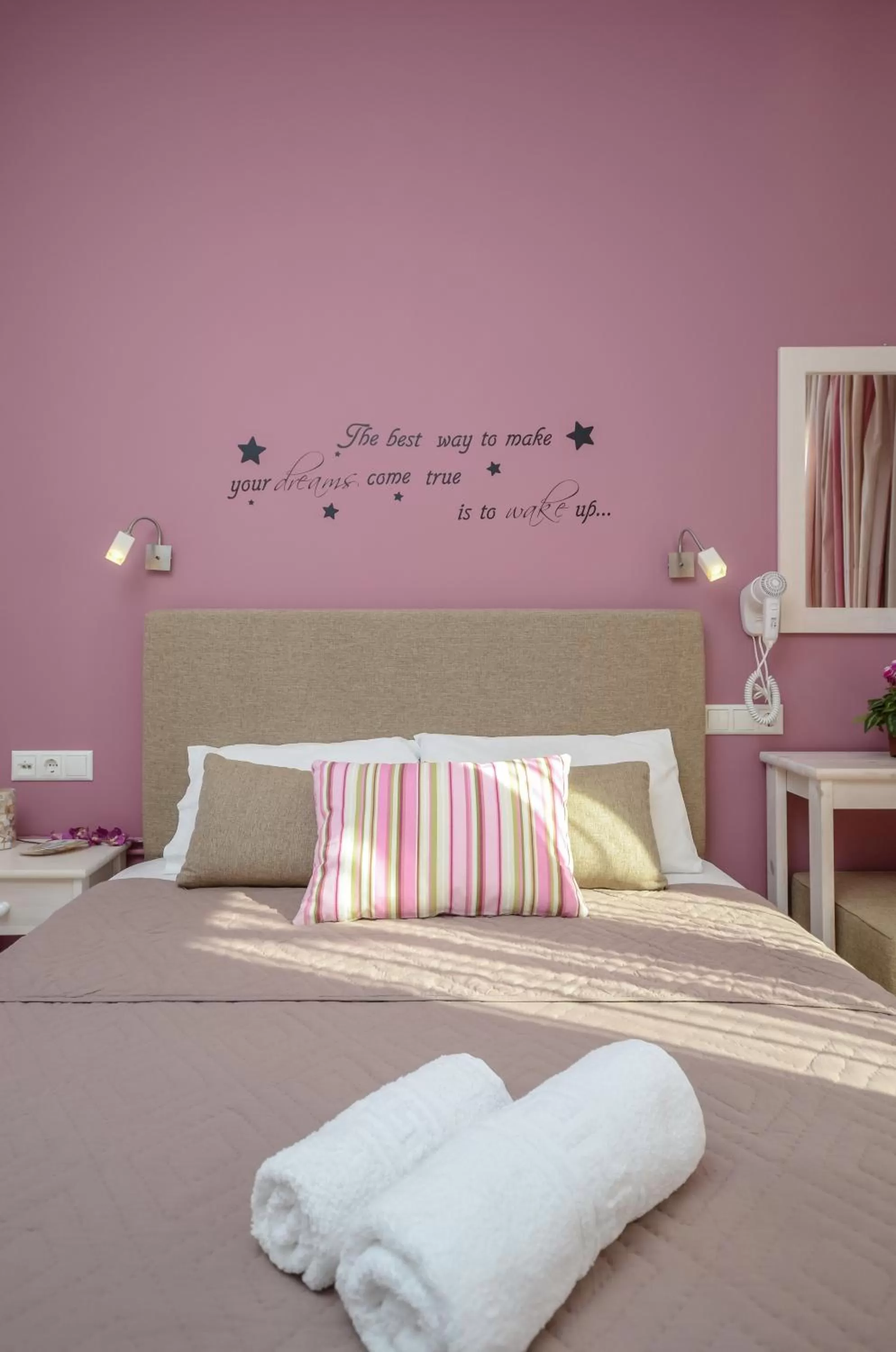 Bedroom, Bed in Panormos Hotel and Studios