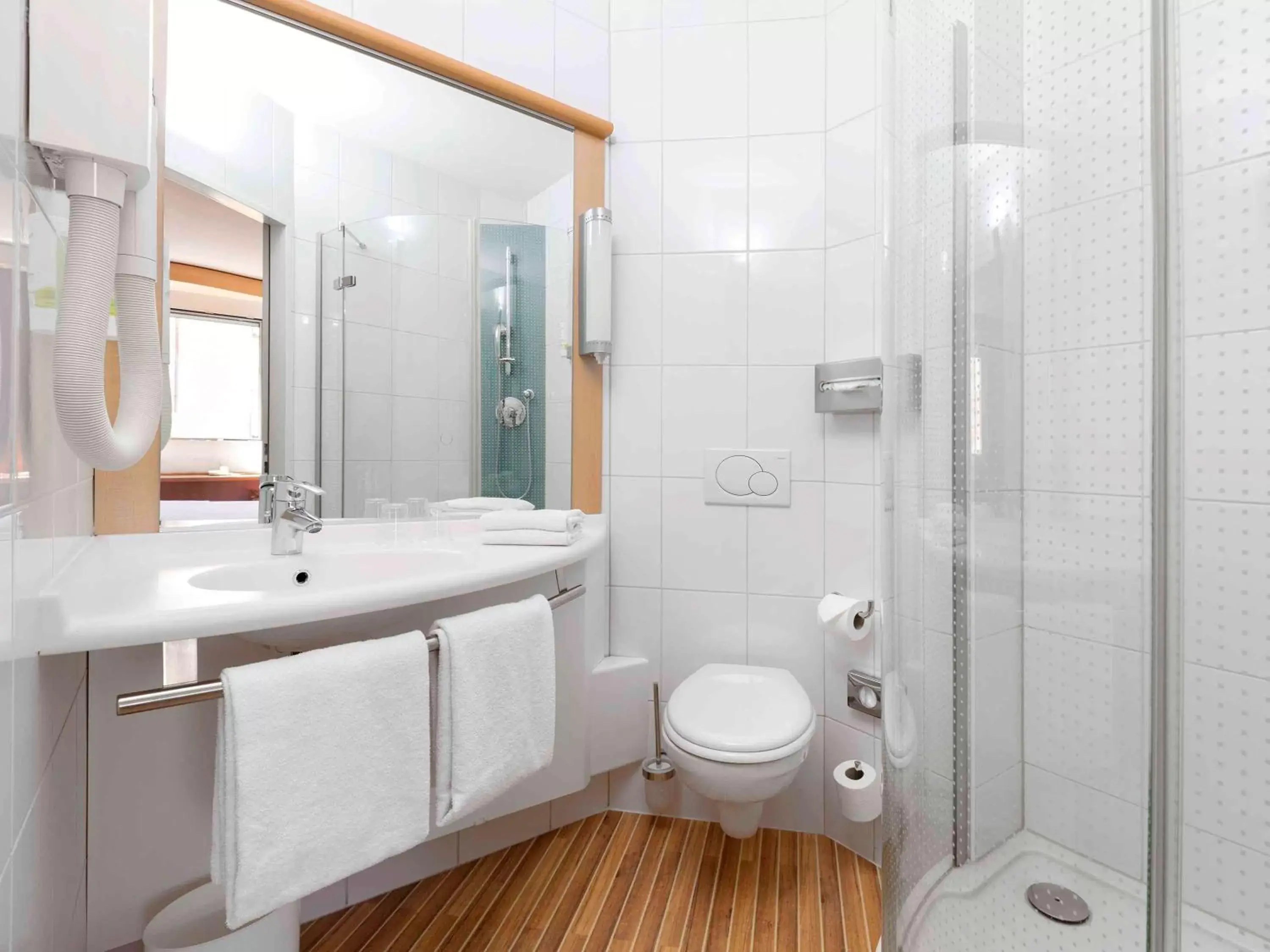 Bathroom in ibis Locarno Bathroom in ibis Locarno