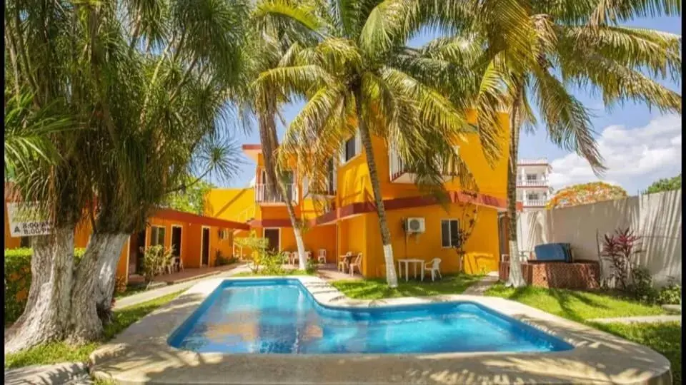 Swimming Pool in Hotel Caribe
