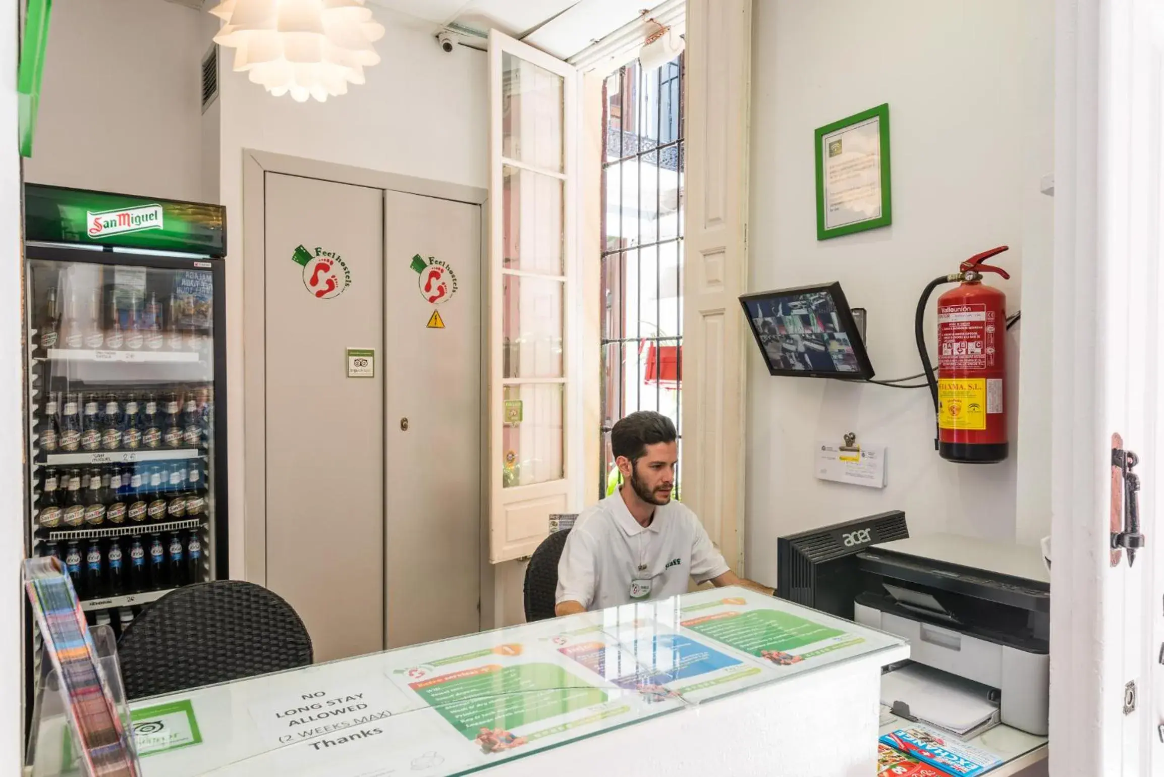 Lobby or reception in Feel Hostels City Center Lobby or reception in Feel Hostels City Center