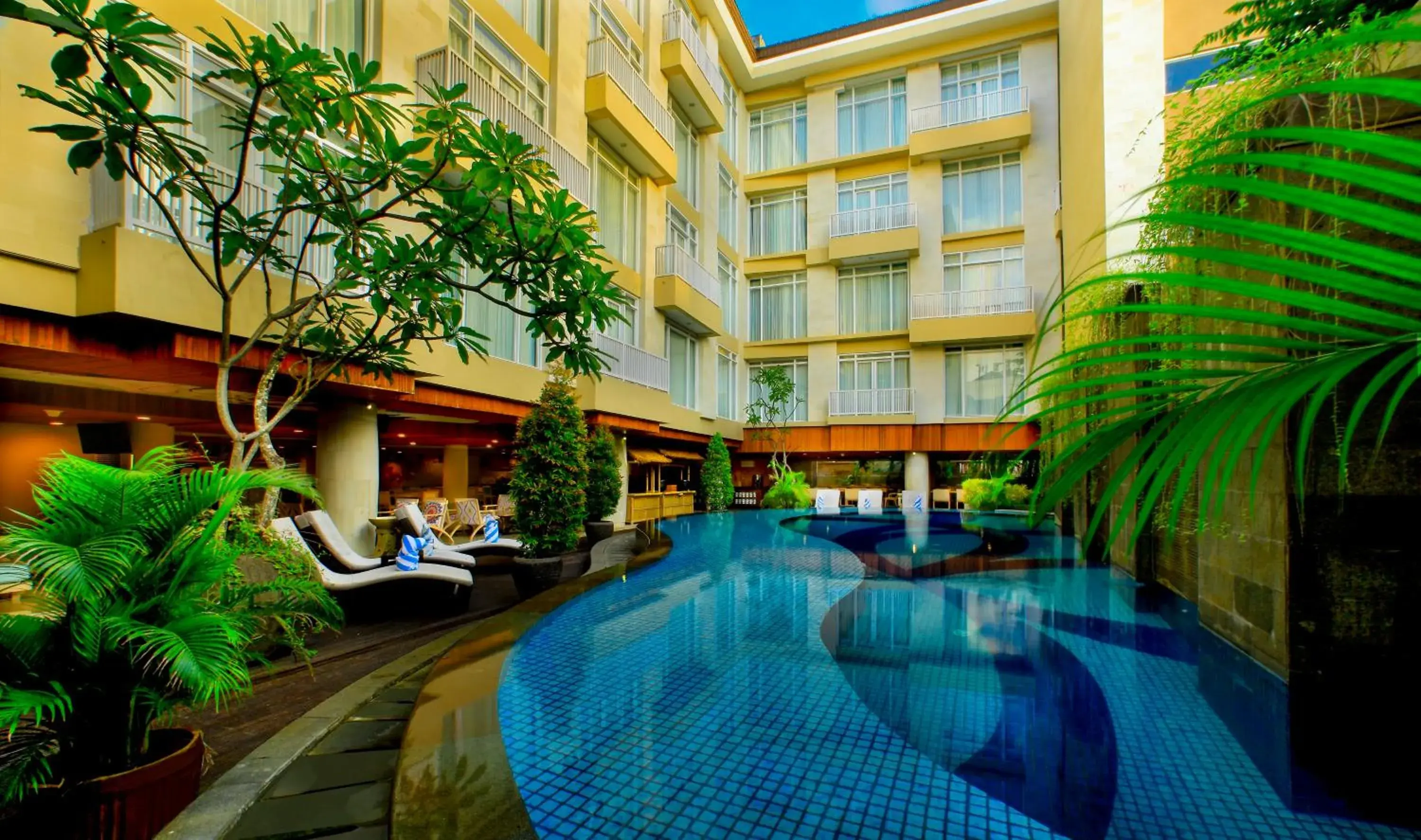 Swimming Pool in Bedrock Hotel Kuta Bali
