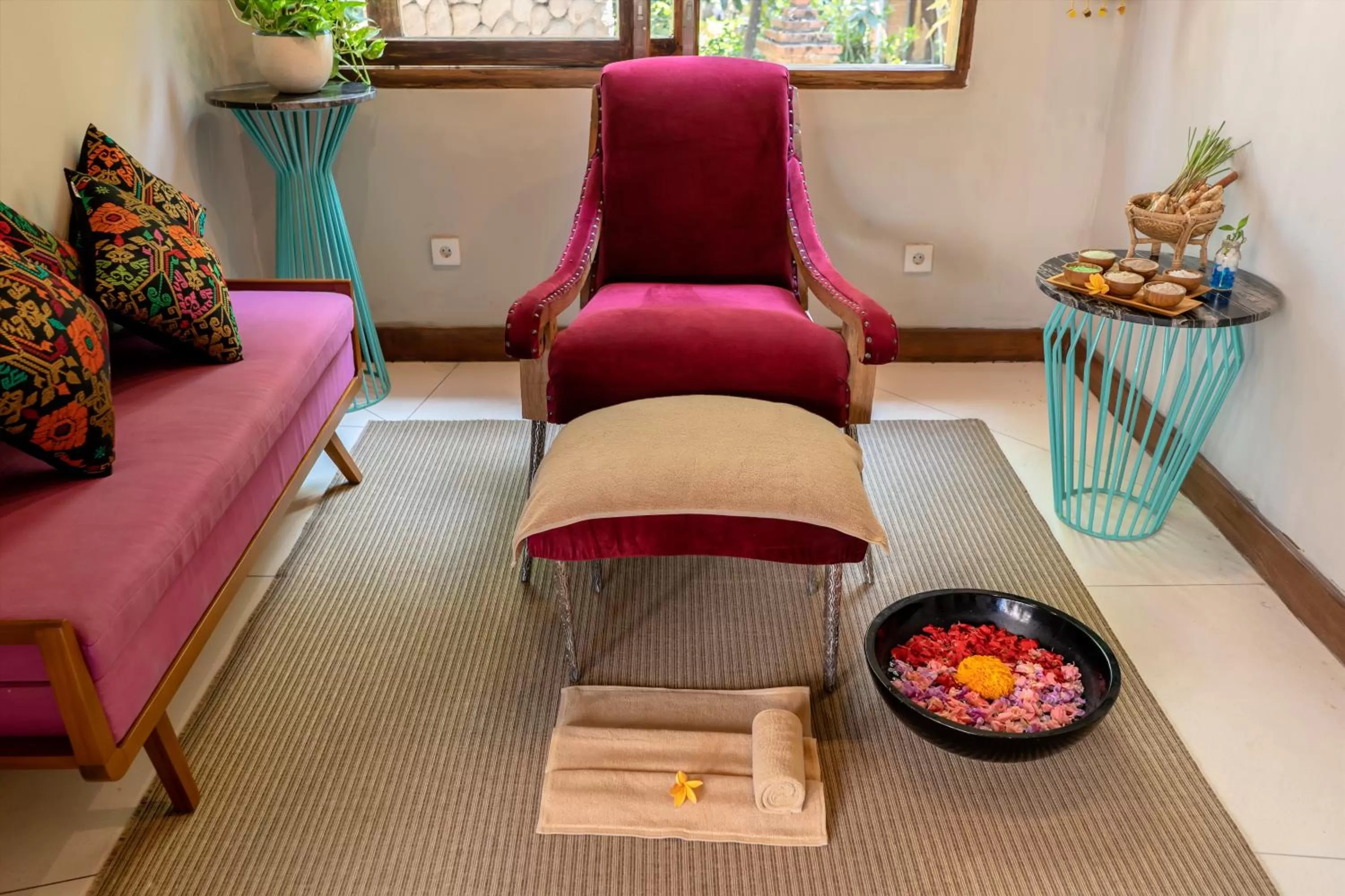 Living room in Menzel Ubud