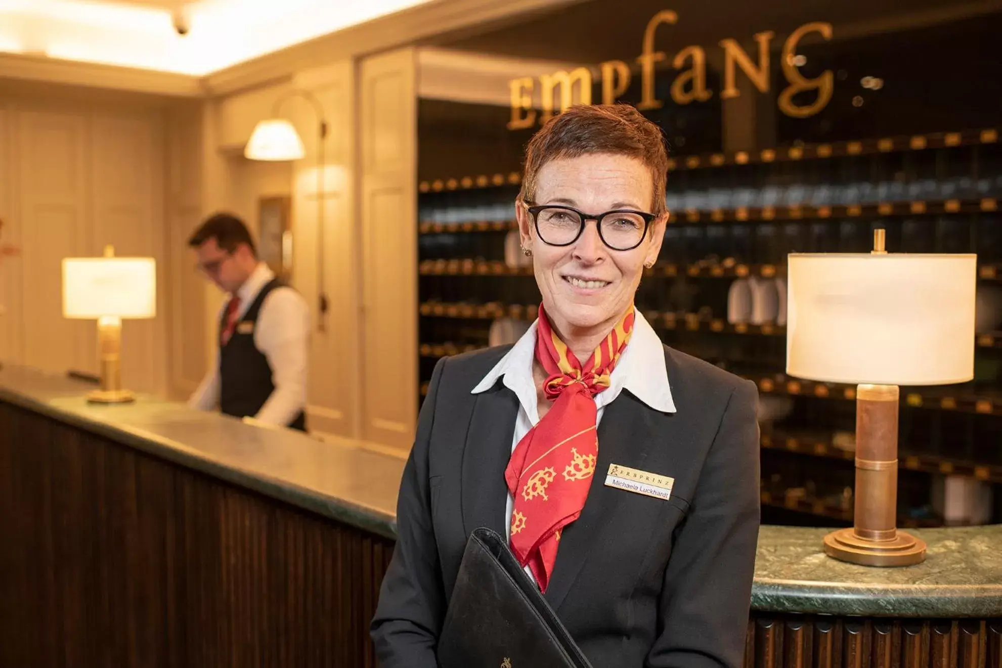 Lobby or reception, Staff in Hotel-Restaurant Erbprinz