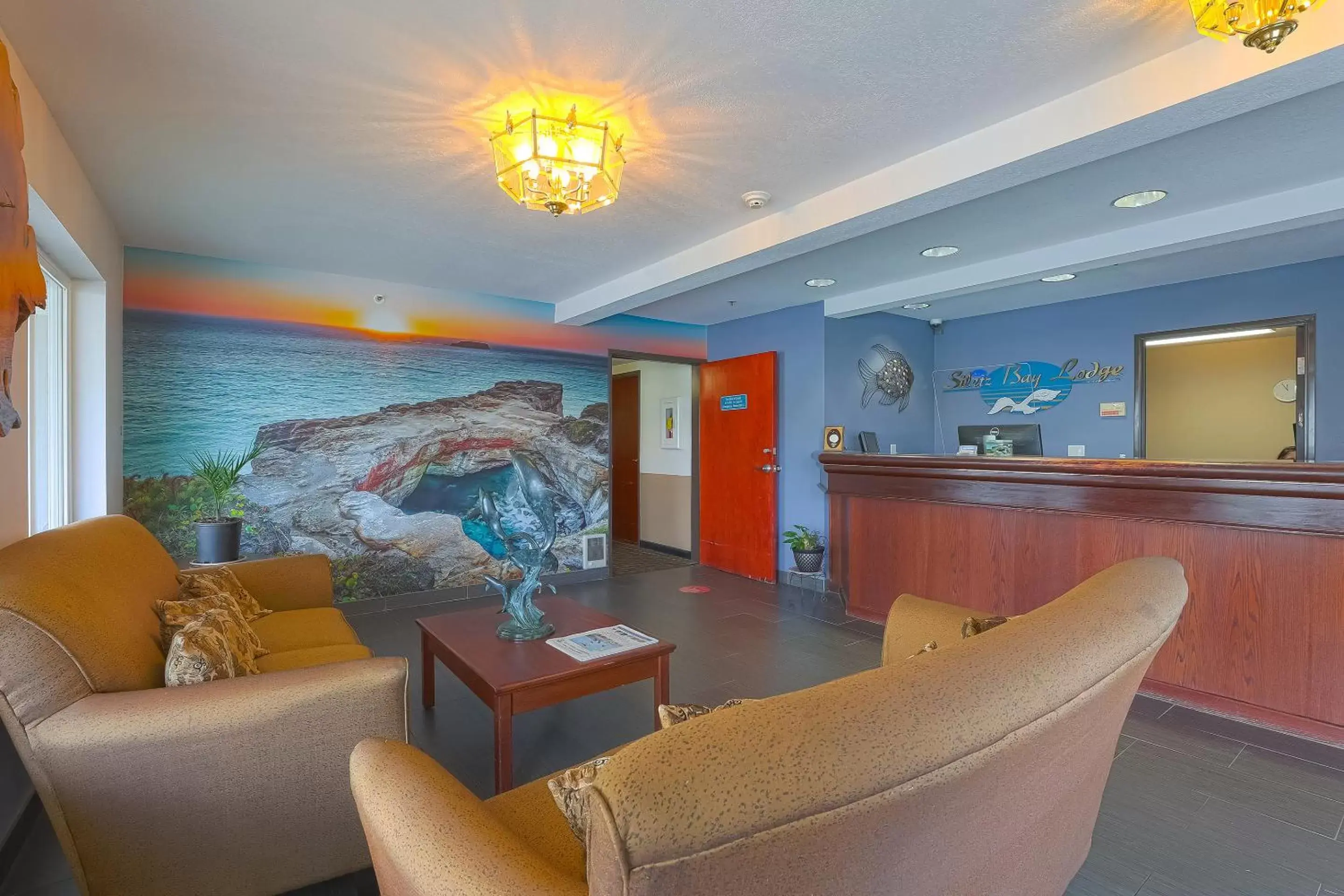 Lobby or reception, Lobby/Reception in Siletz Bay Beachfront Hotel by OYO Lincoln City