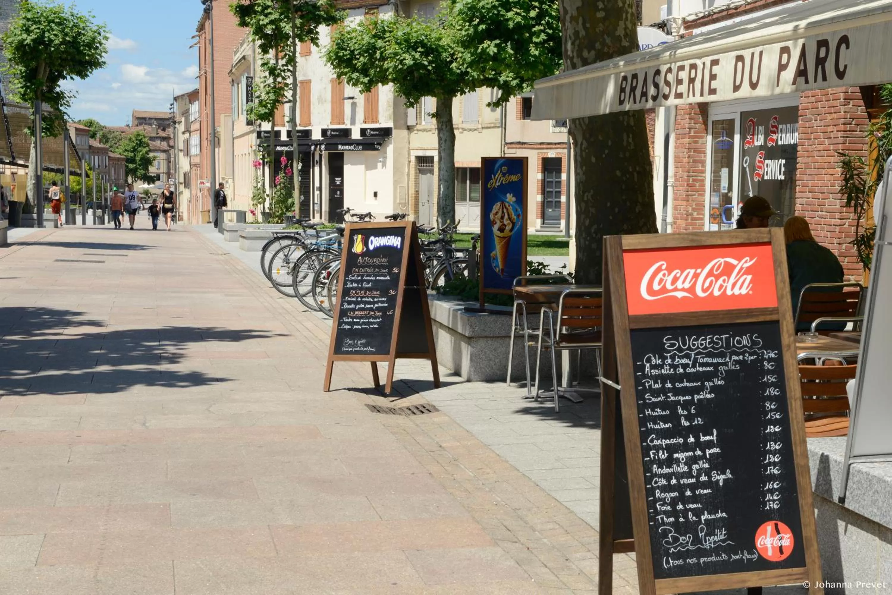Balcony/Terrace in Hôtel Brasserie du Parc