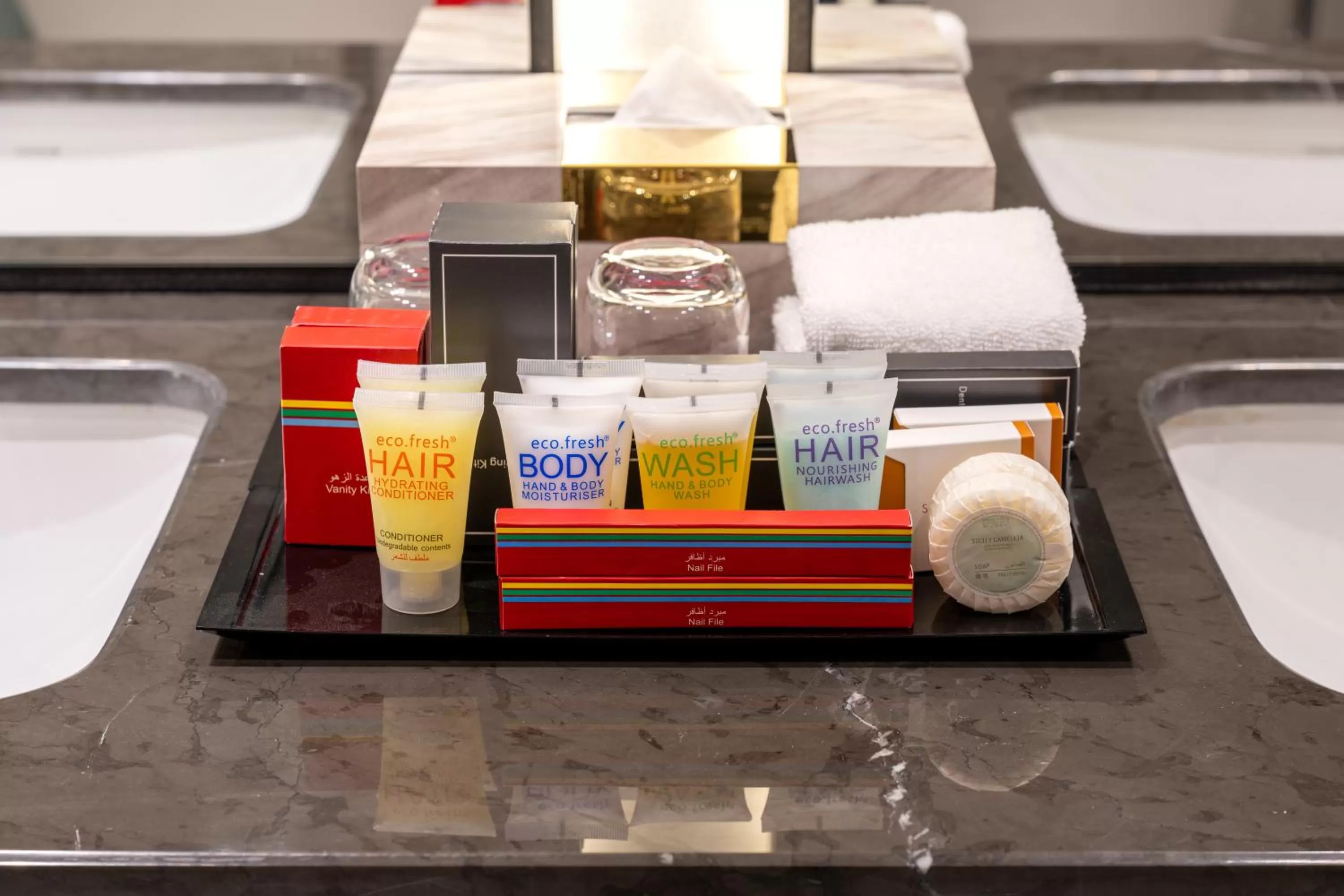 Bathroom in Ramada Encore Doha by Wyndham