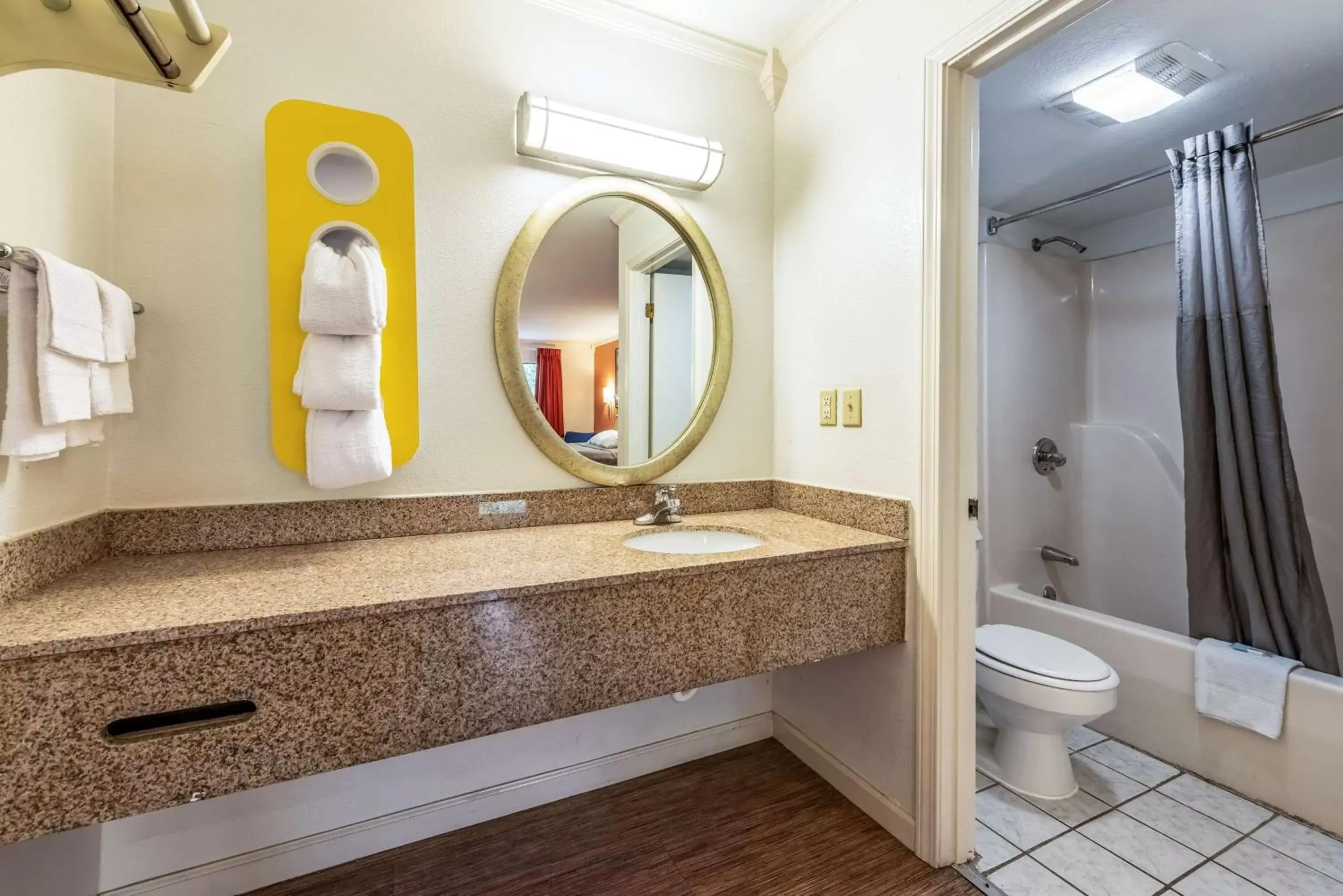 Shower, Bathroom in Motel 6-Gatlinburg, TN - Smoky Mountains