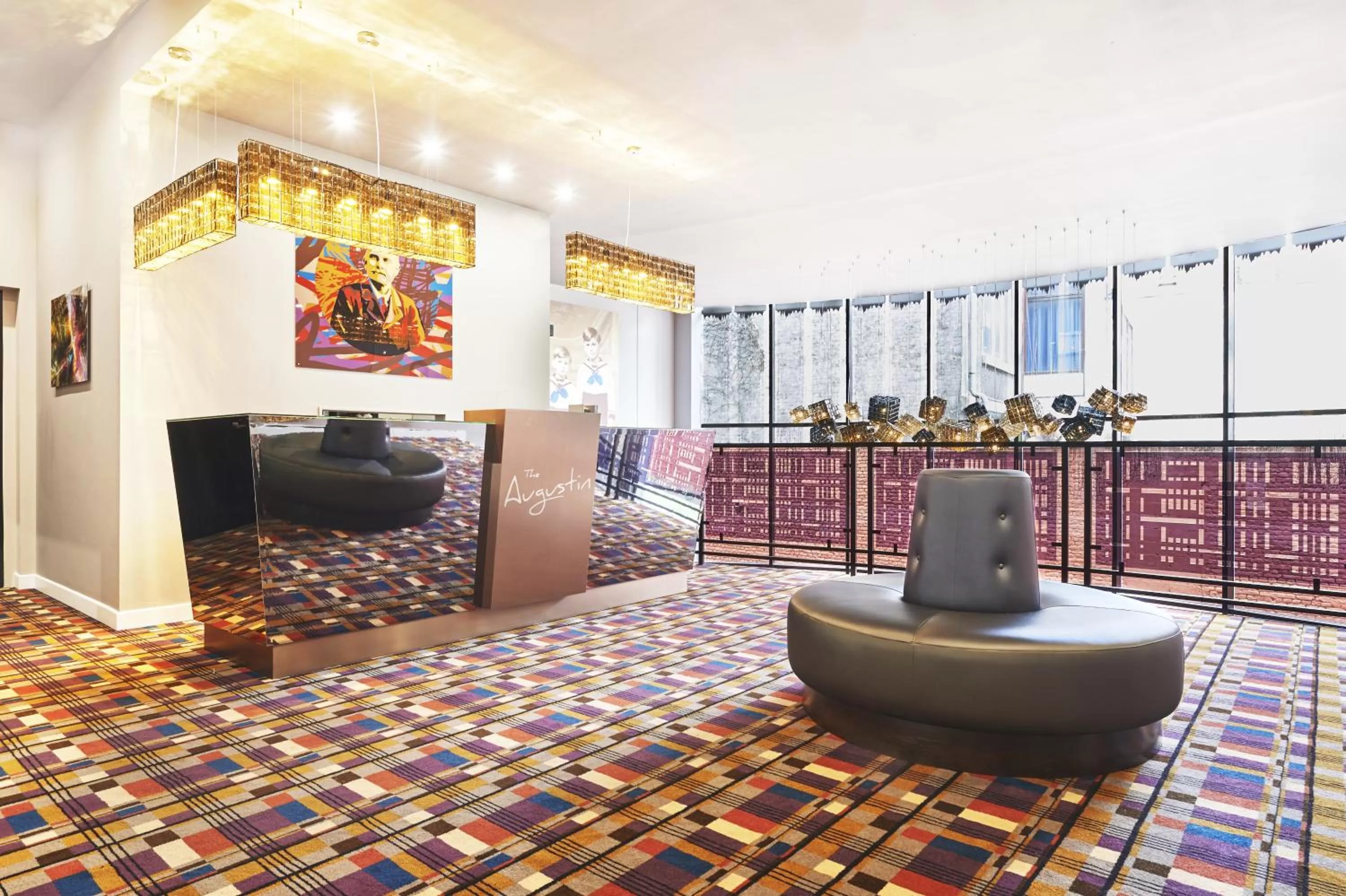 Lobby or reception in Hotel The Augustin