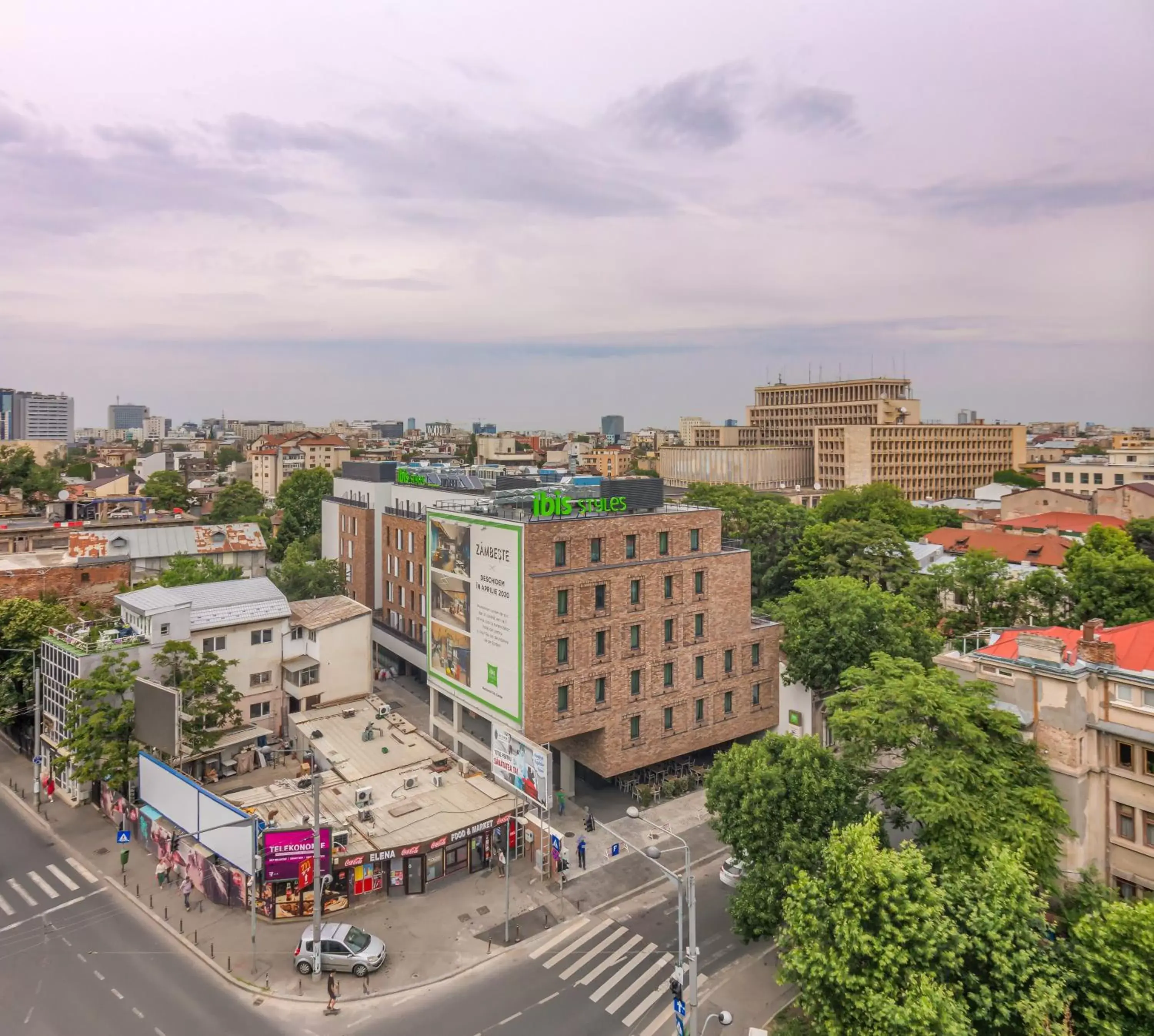 Property building, Bird's-eye View in ibis Styles Bucharest City Center