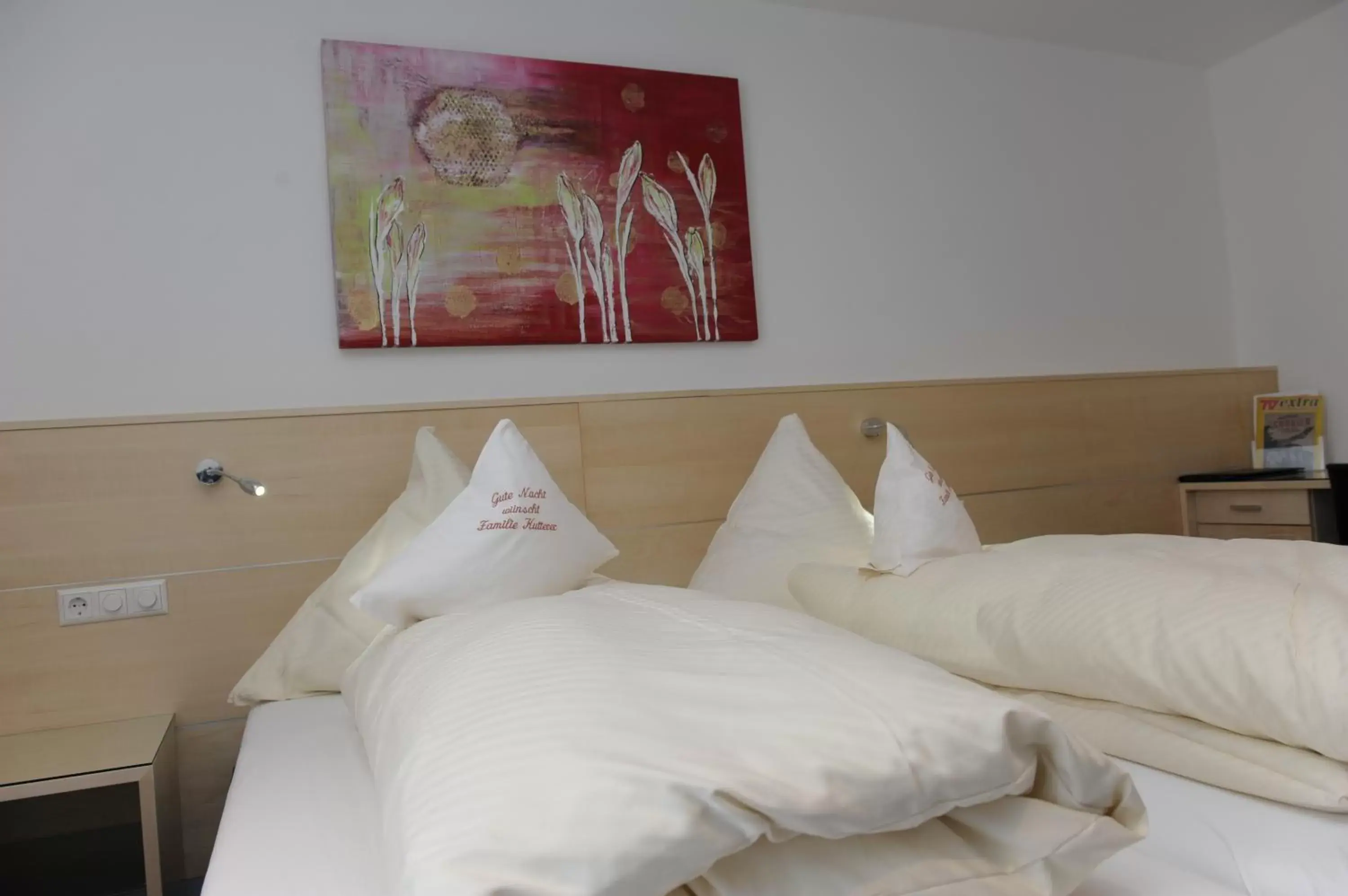 Bed in Hotel-Restaurant Steuermann