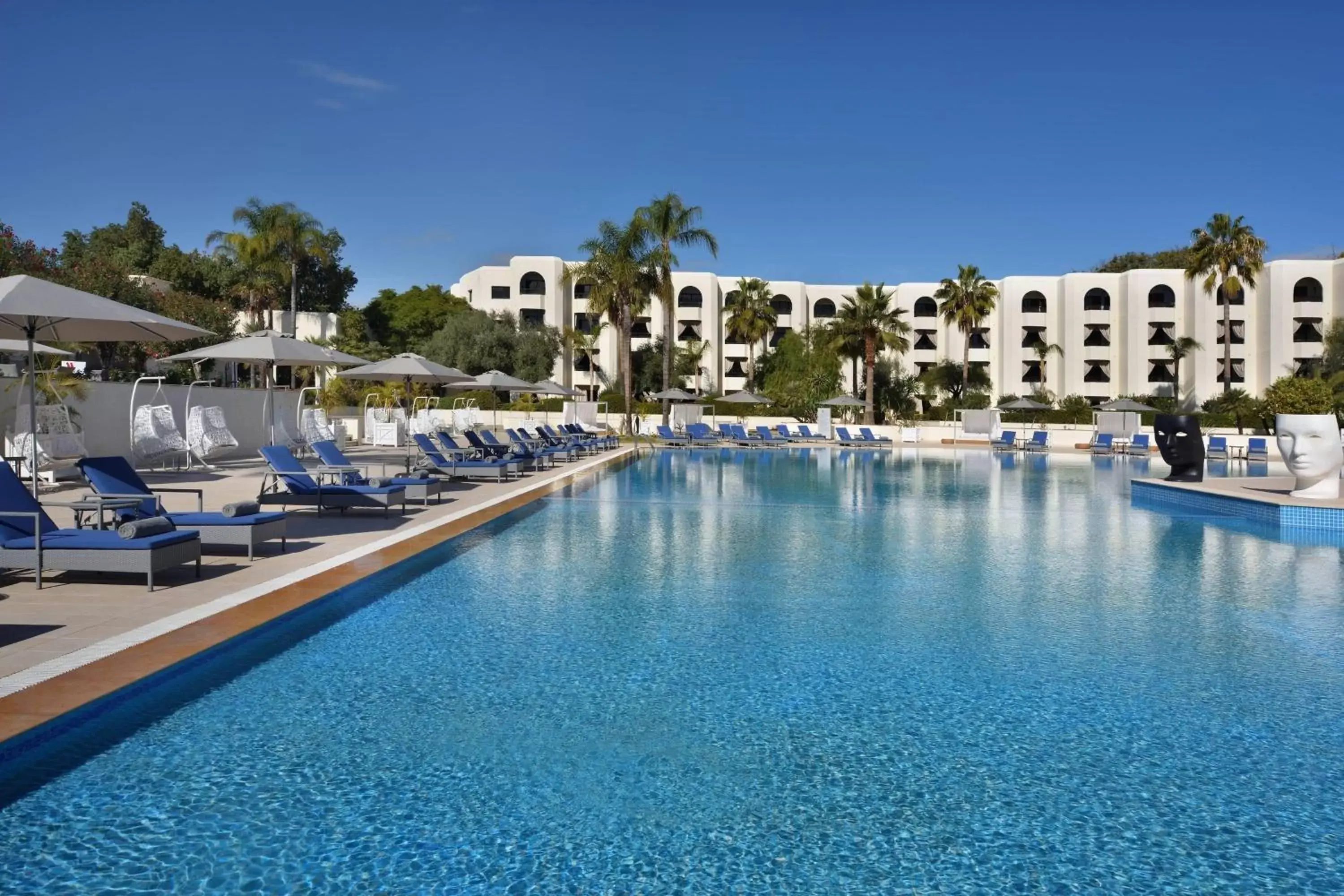 Swimming Pool in Fes Marriott Hotel Jnan Palace