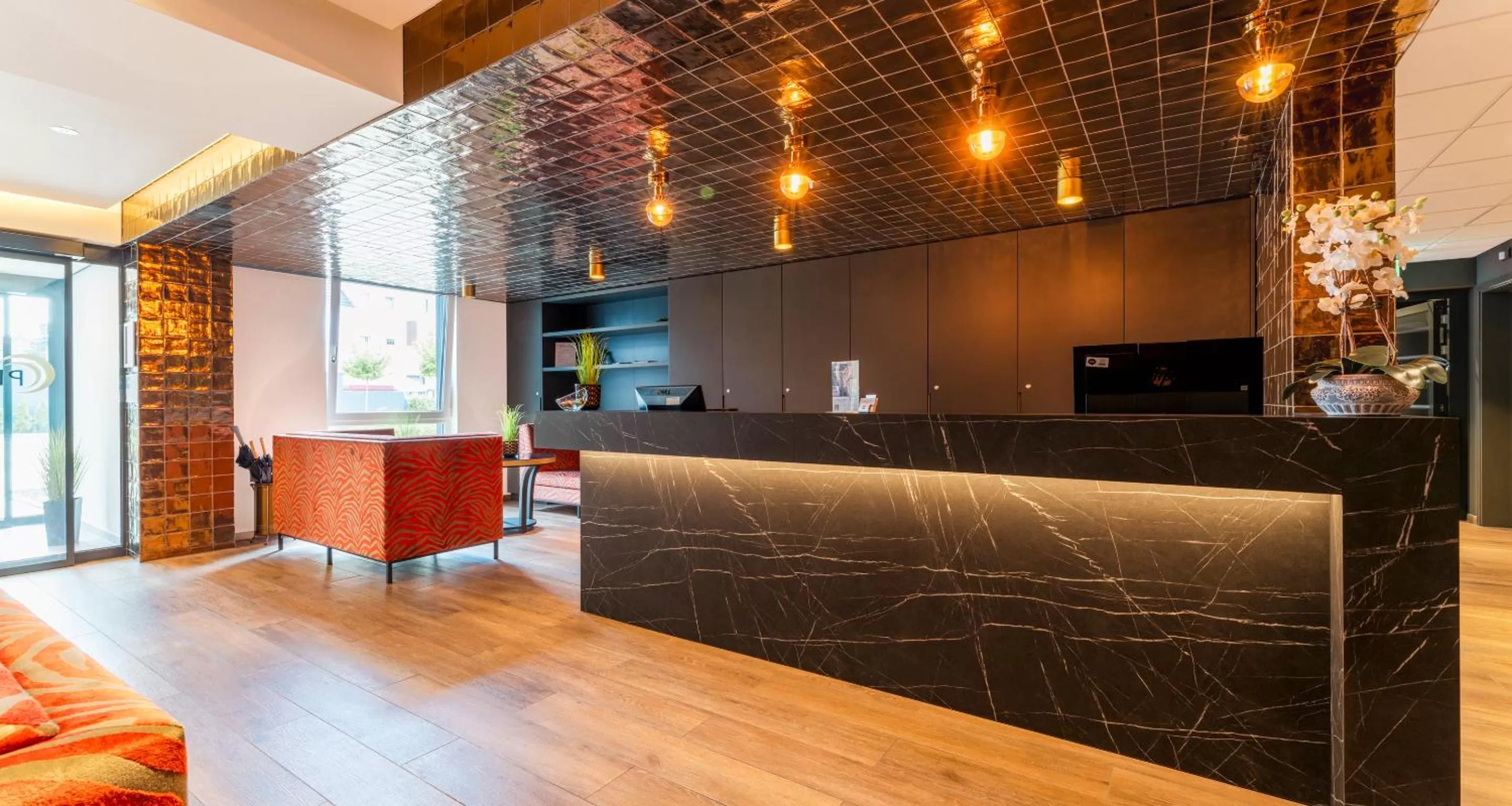 Lobby or reception in PLAZA INN Recklinghausen