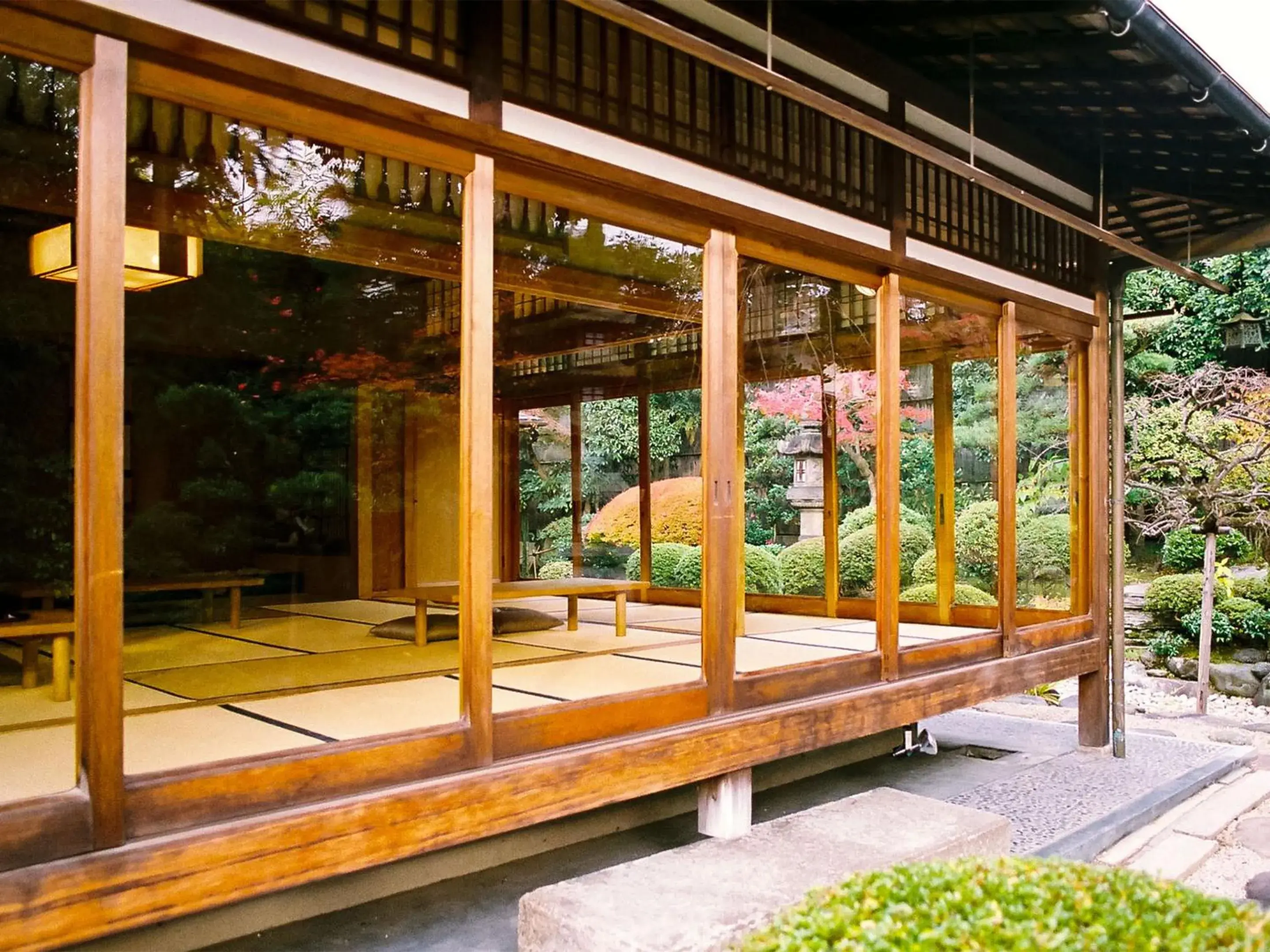 Garden view in Ryokan Genhouin