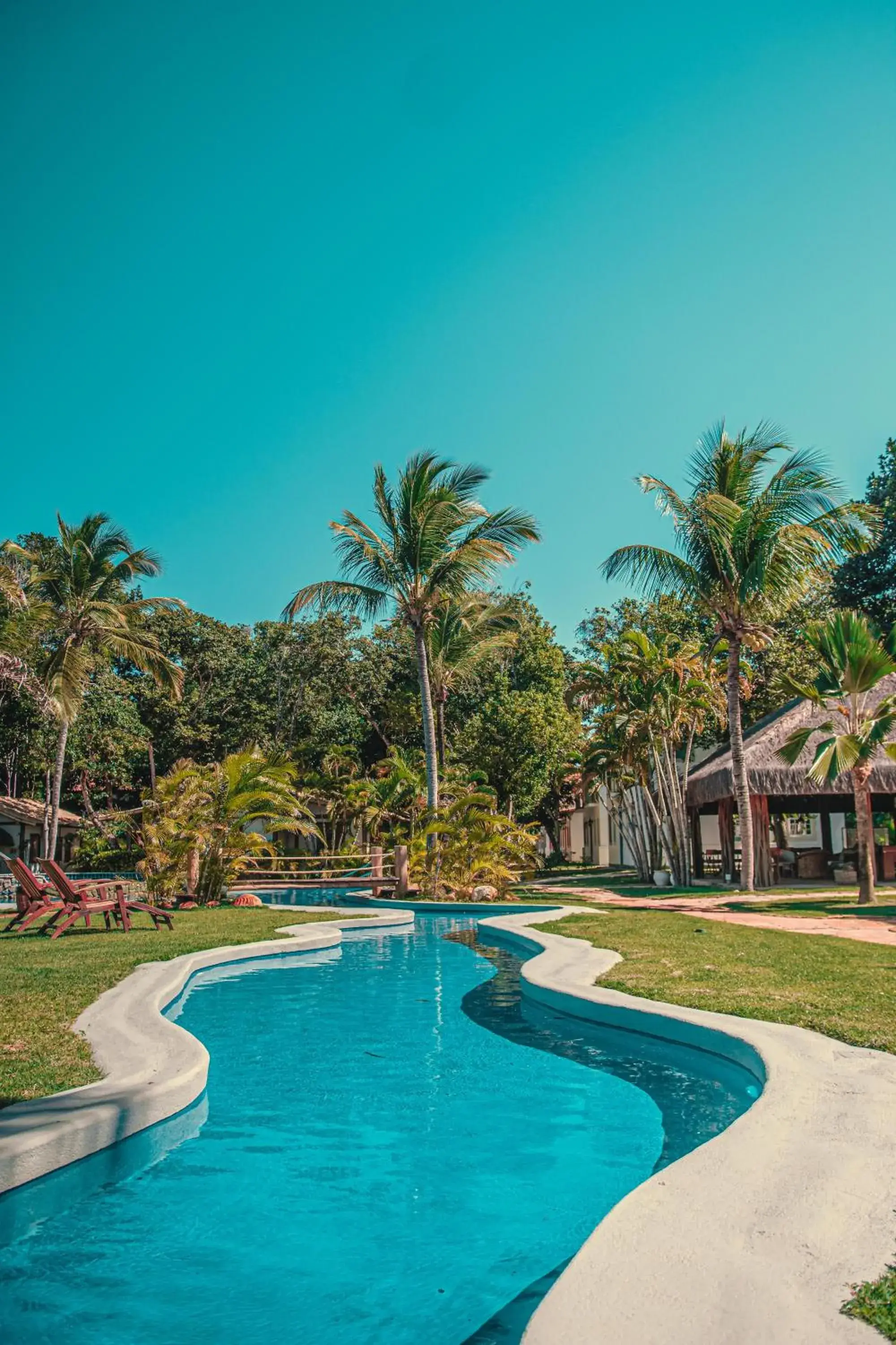 Swimming Pool in Vila Angatu Eco Resort SPA