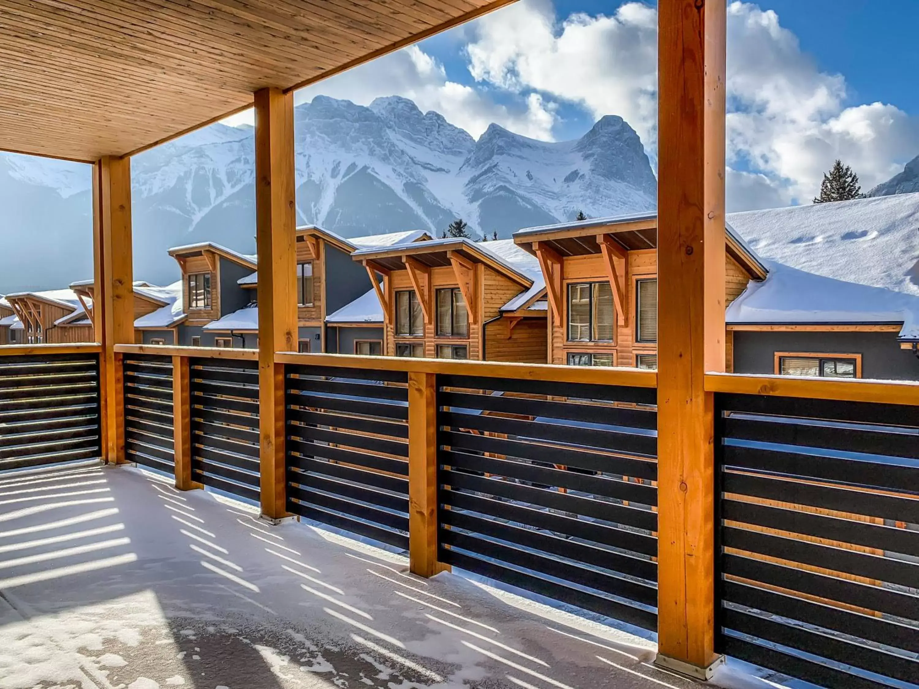 Balcony/Terrace, Winter in Tamarack Lodge by Spring Creek Vacations