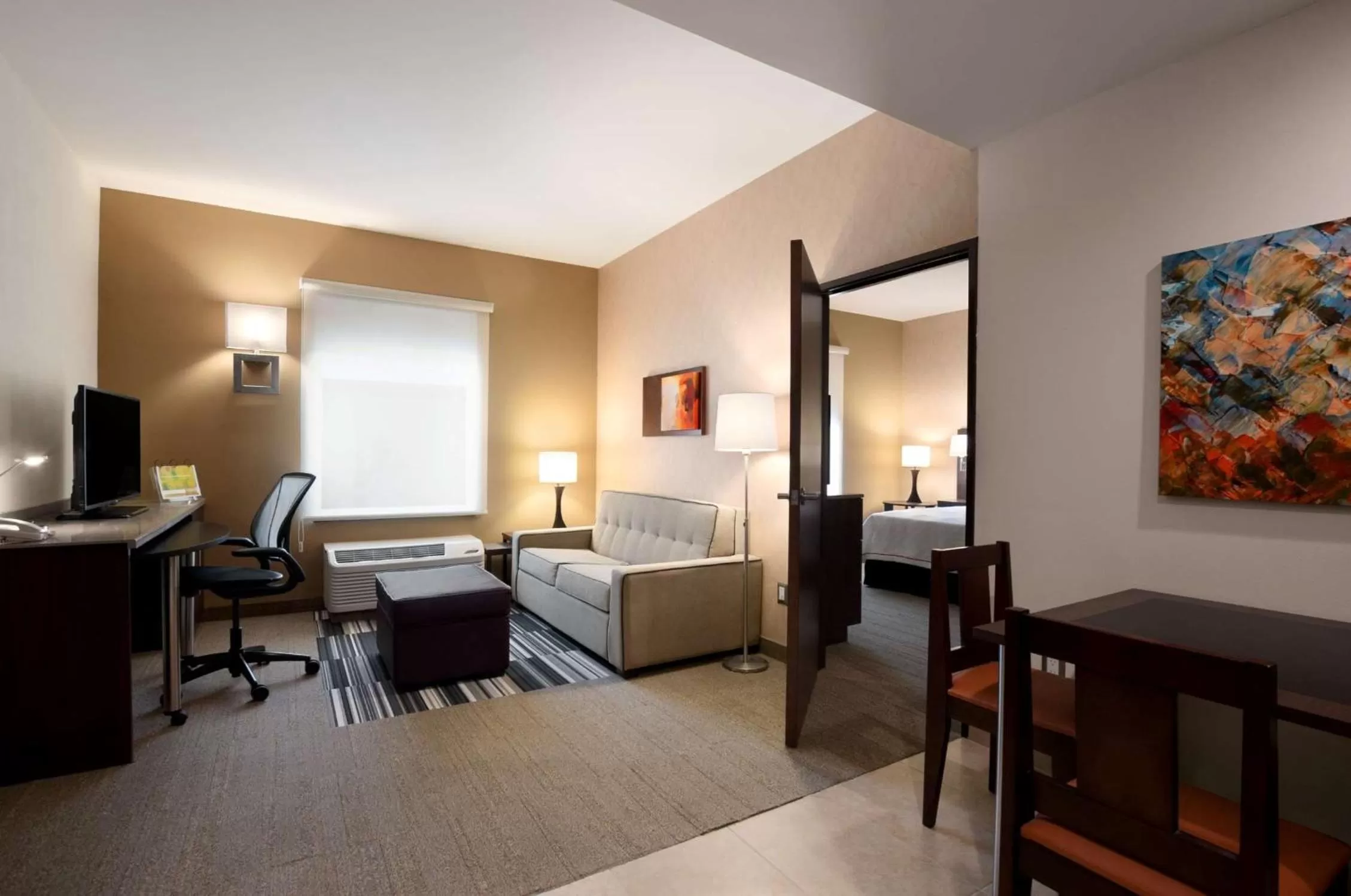 Bedroom, Bed in Homewood Suites by Hilton Queretaro