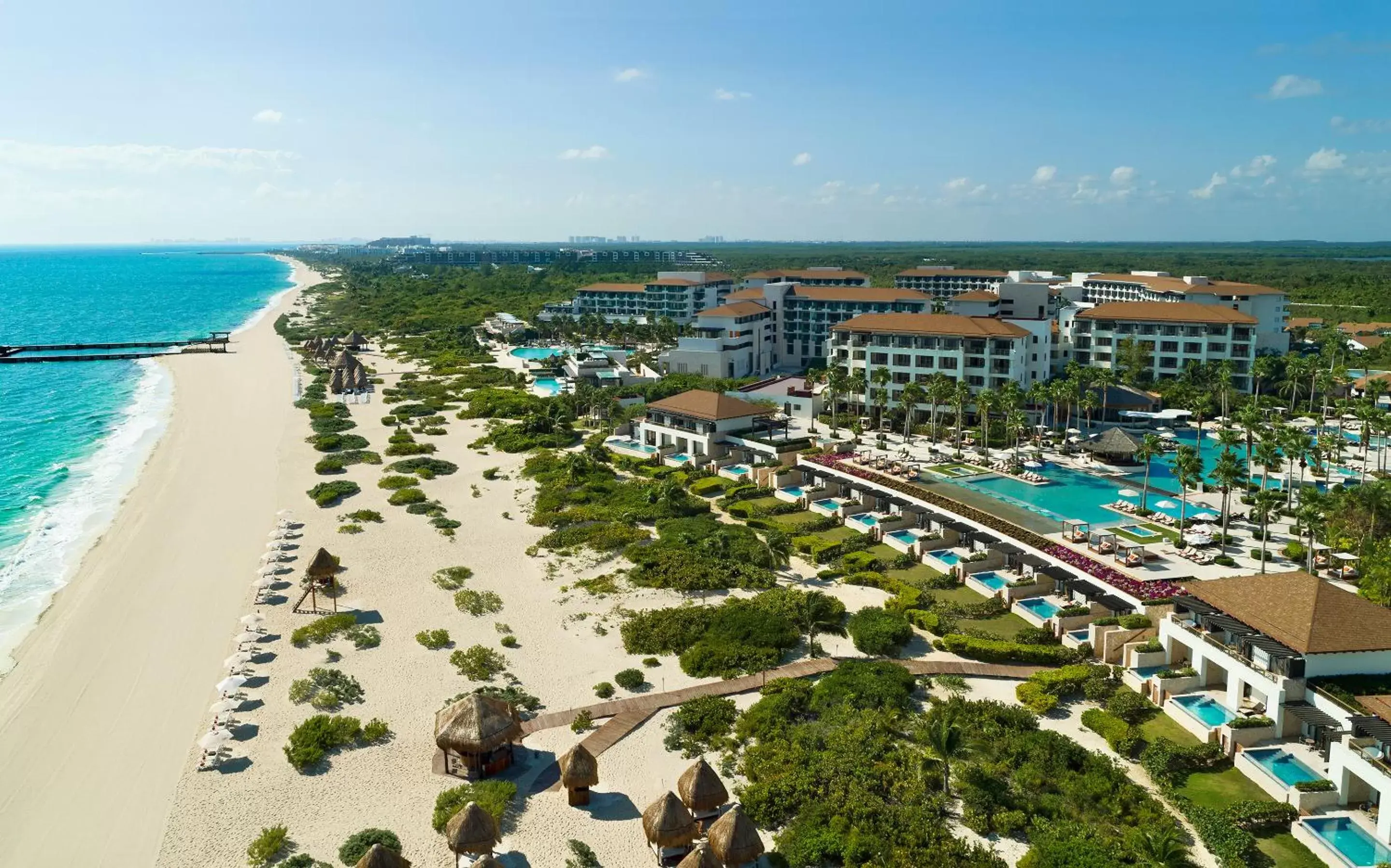 Property building, Bird's-eye View in Secrets Playa Mujeres Golf & Spa Resort - All Inclusive Adults Only