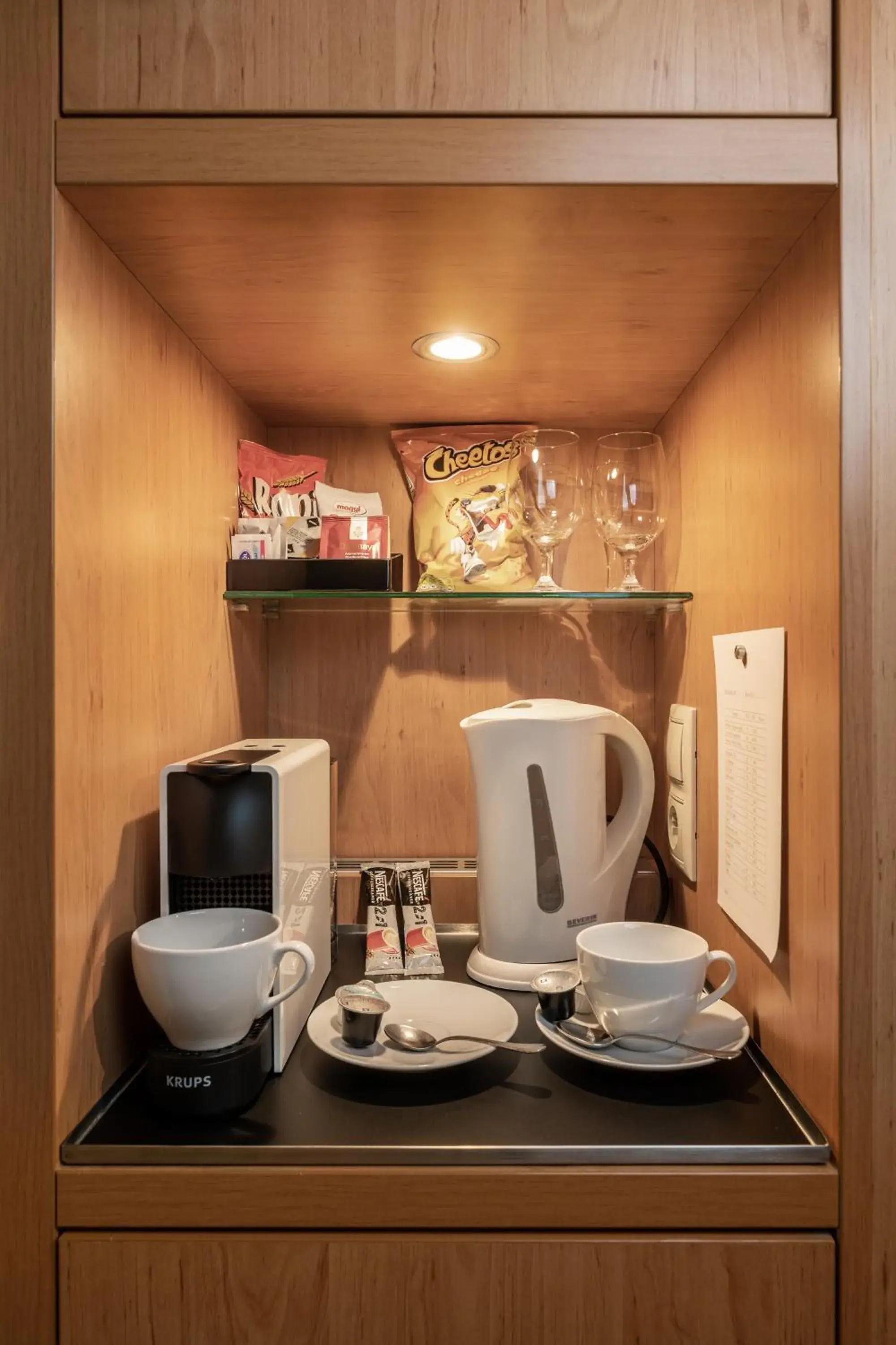 Coffee/tea facilities in Hotel Castle Garden