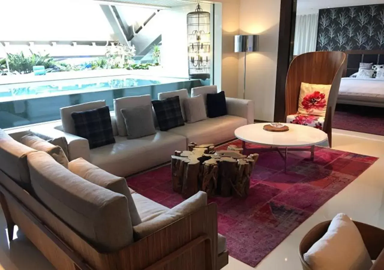 Living room in Hotel Éclat Beijing Living room in Hotel Éclat Beijing